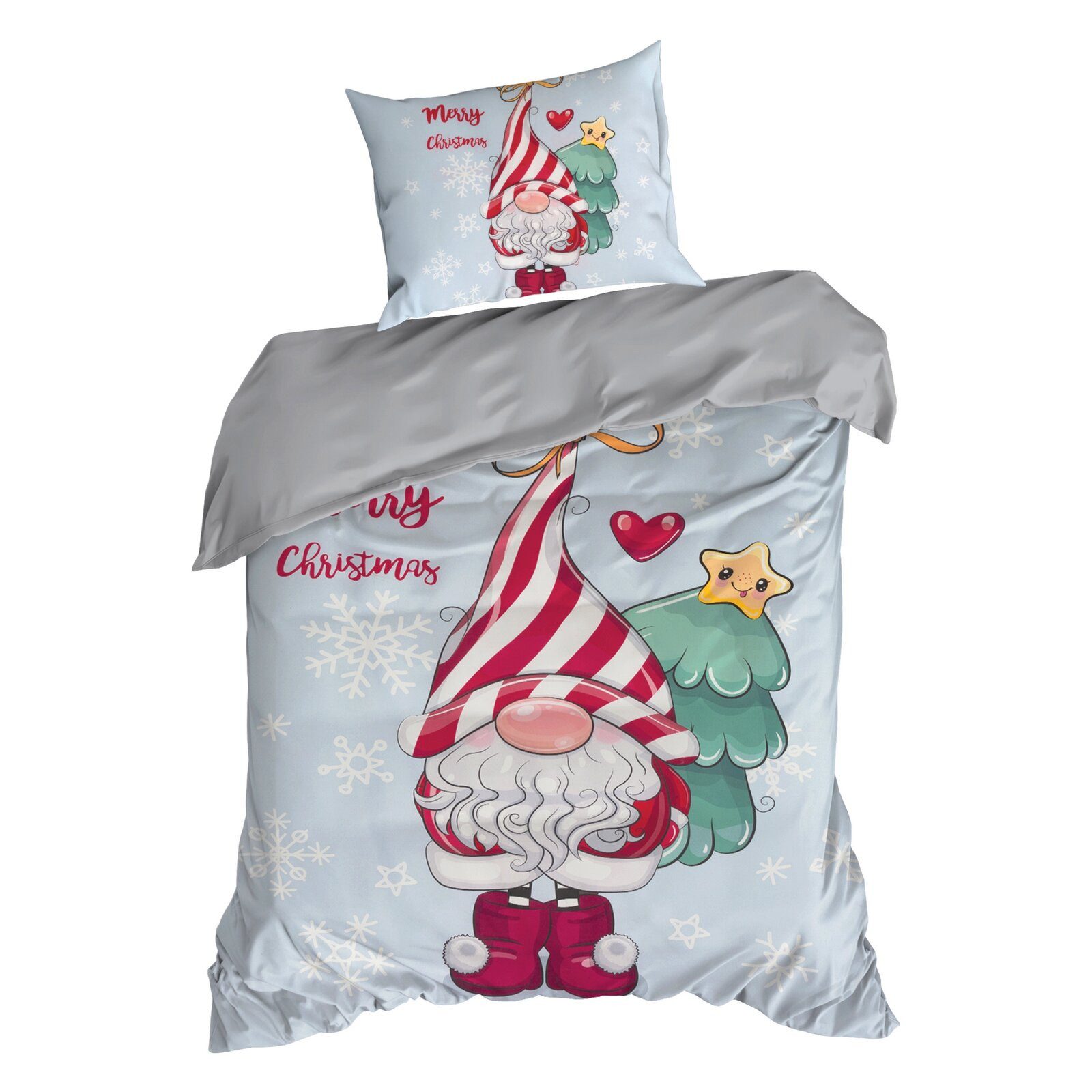 Eurofirany Постельное белье Weihnachtsbettwäsche Wintermotive Mikrofaser, – stilvolles Design aus Mikrofaser