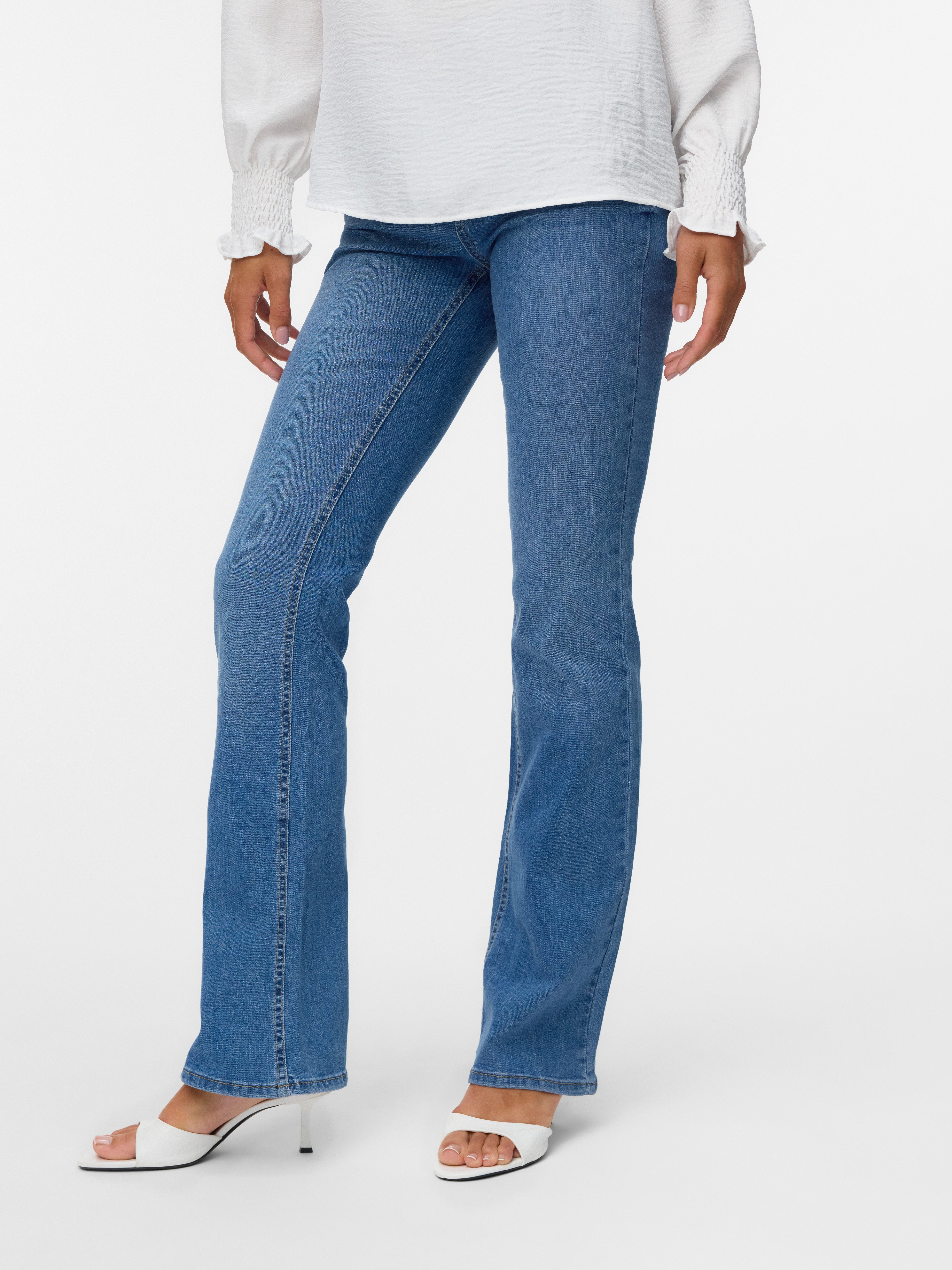 Vero Moda Bootcut-Jeans VMFLASH MR FLARED POCKET JNS RA3042 NOOS günstig online kaufen