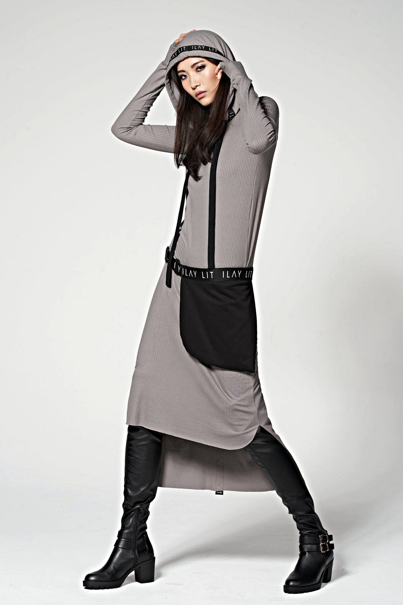 ILAY Lit Kleid & Leggings Billy Jersey Dress Taupe