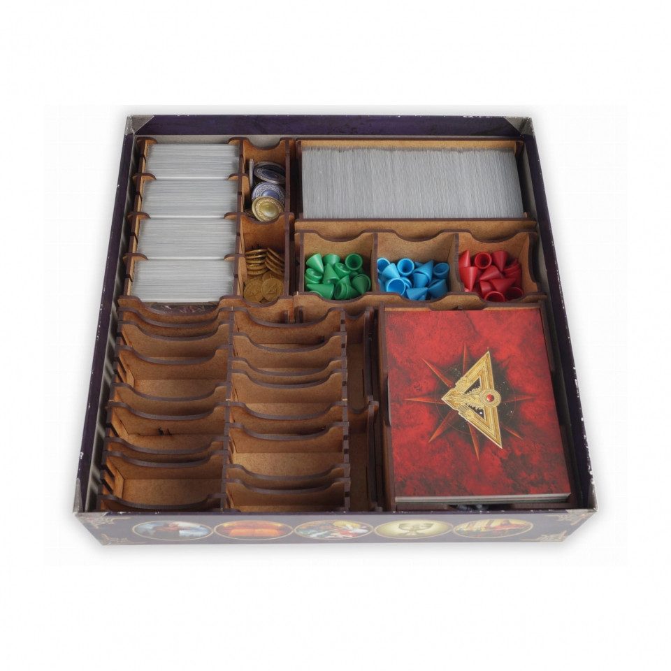 e-Raptor Spiel, Einlage für Talisman Grundspiel und 3 Erweiterungen plus Kartenhalter (Insert)