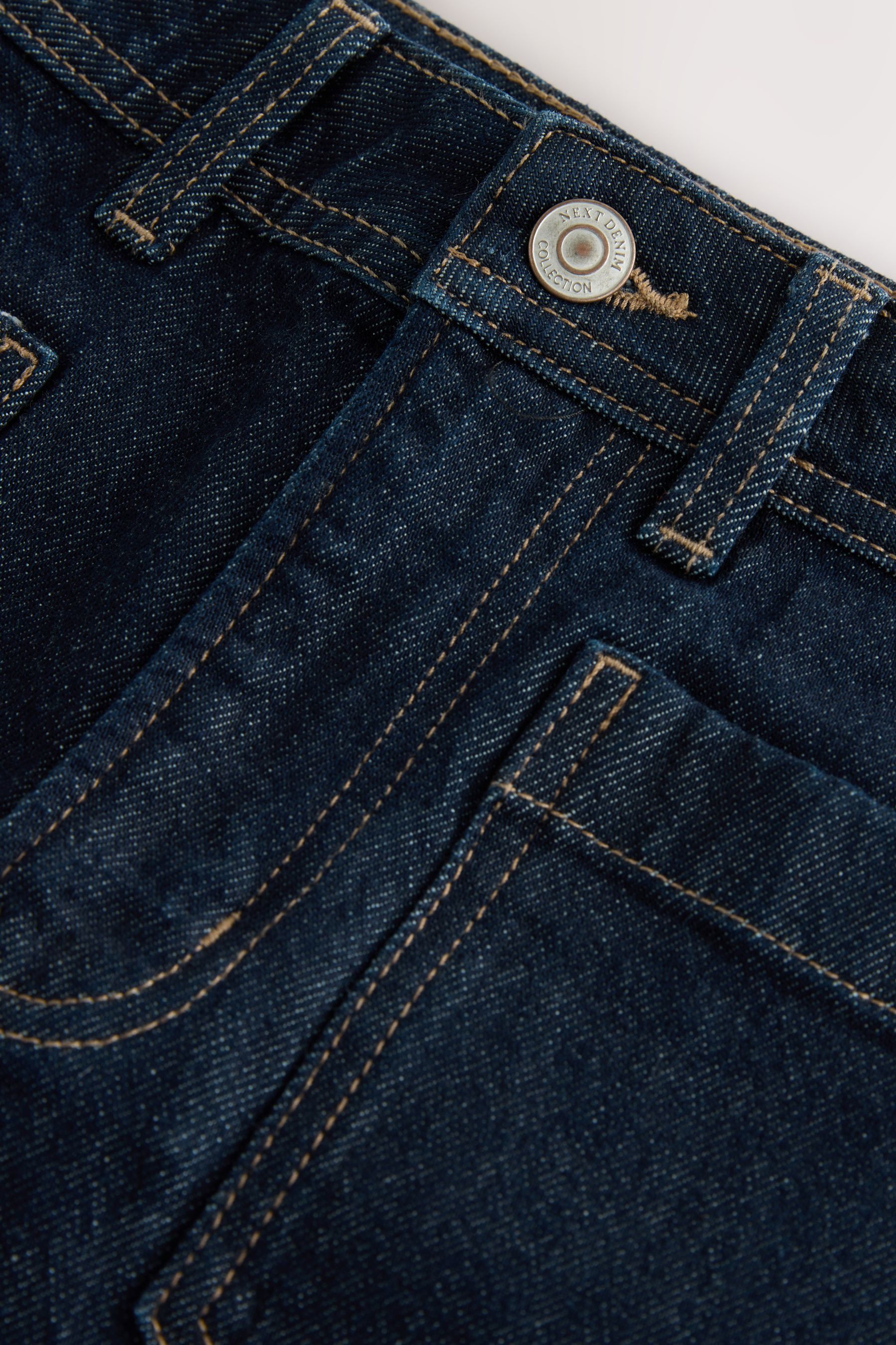 Next Jeansshorts Jeansminirock mit aufgesetzten Taschen (1-tlg)