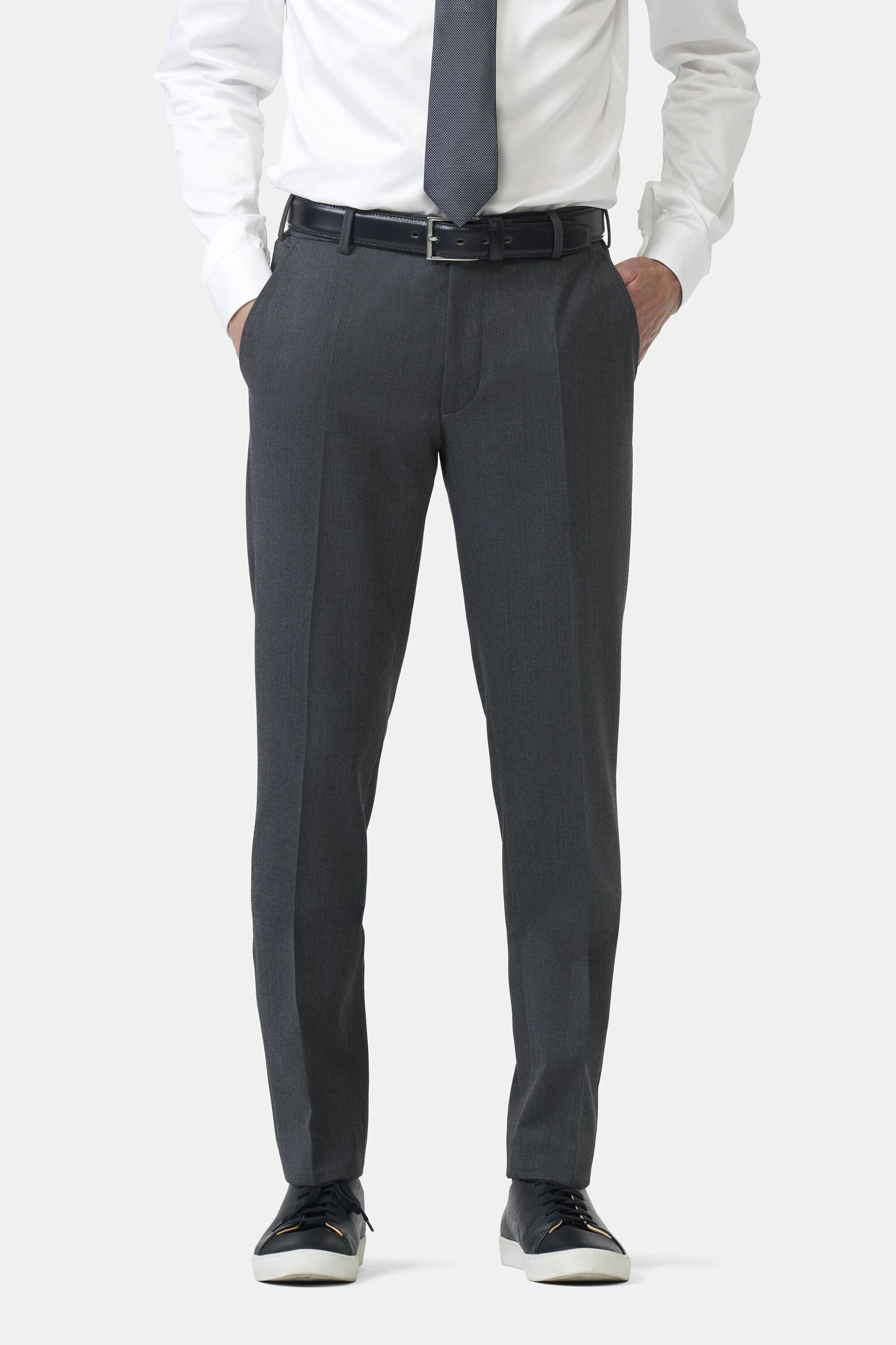 MEYER Chinos Roma 9-303 aus Gabardine-Wolle