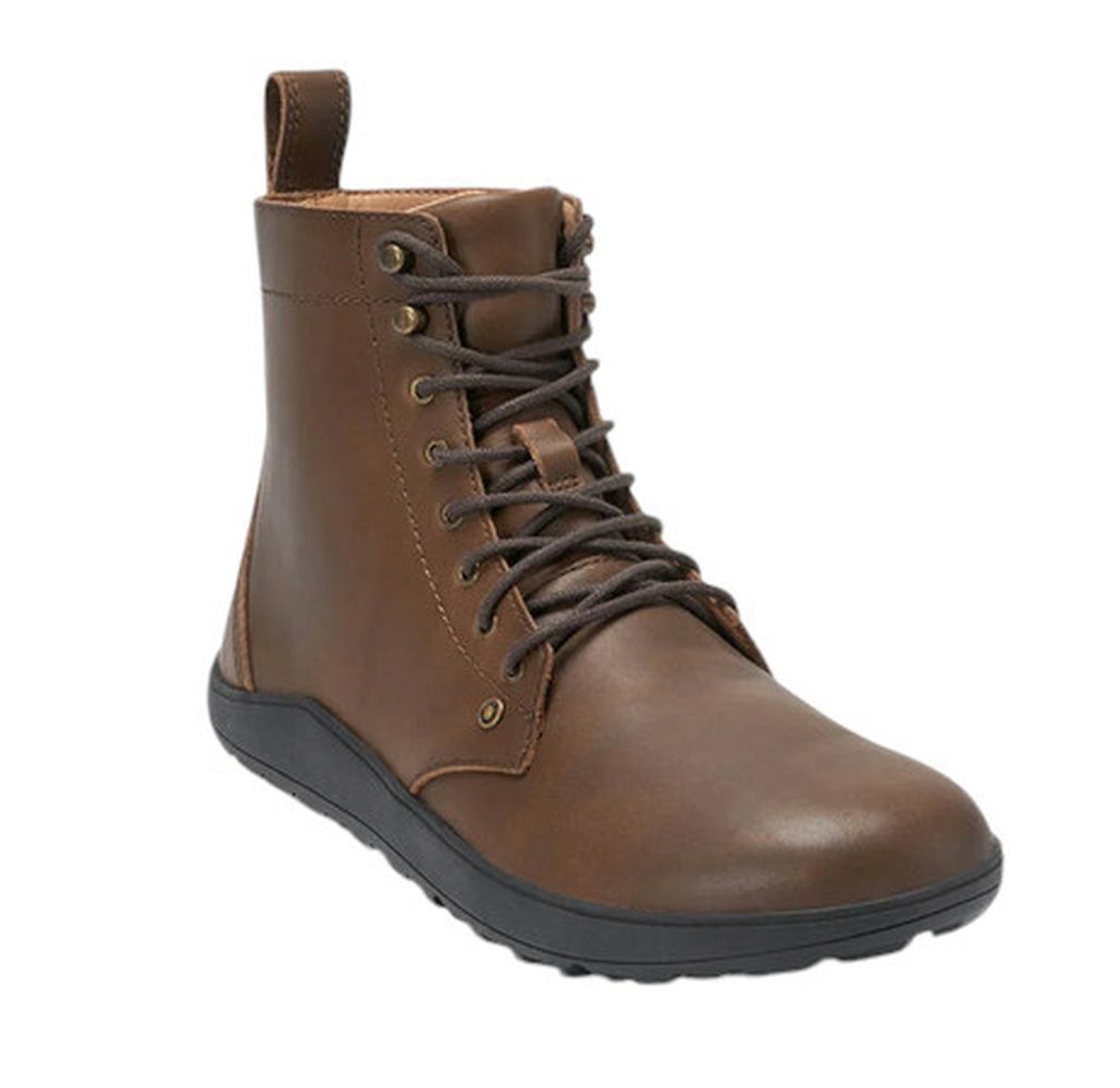 Xero Shoes Stiefel Breckenridge (Vollnarbenleder, wasserabweisend) braun Damen Winterstiefel