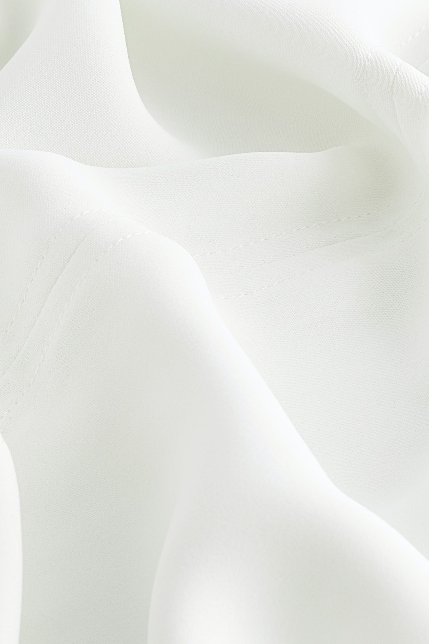 Ecru Leichte Next White (1-tlg) Langarmbluse Premium-Kurzarmbluse