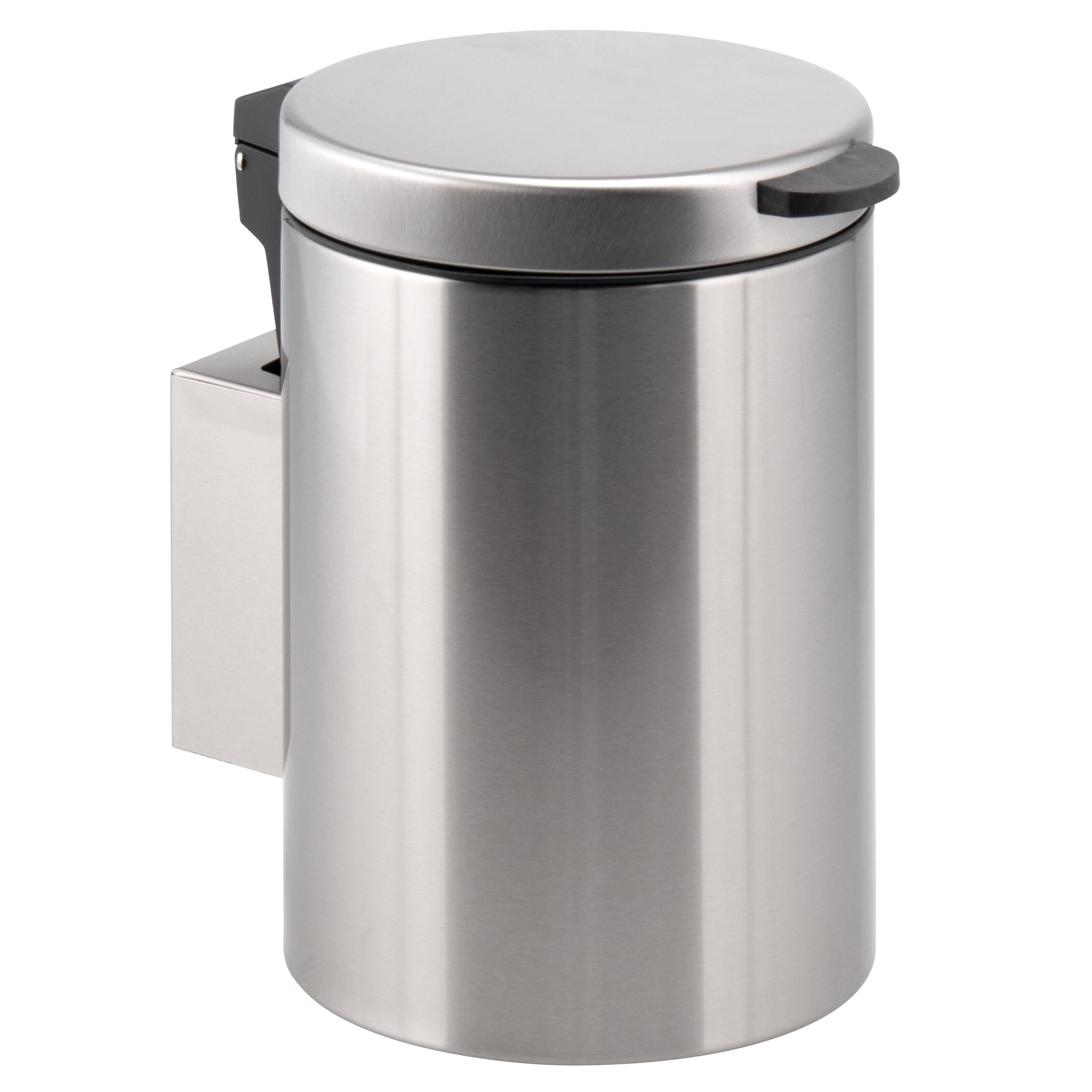 bremermann Kosmetikeimer Wand-Kosmetikeimer 3 l, Badmülleimer 2-Wege-Montage