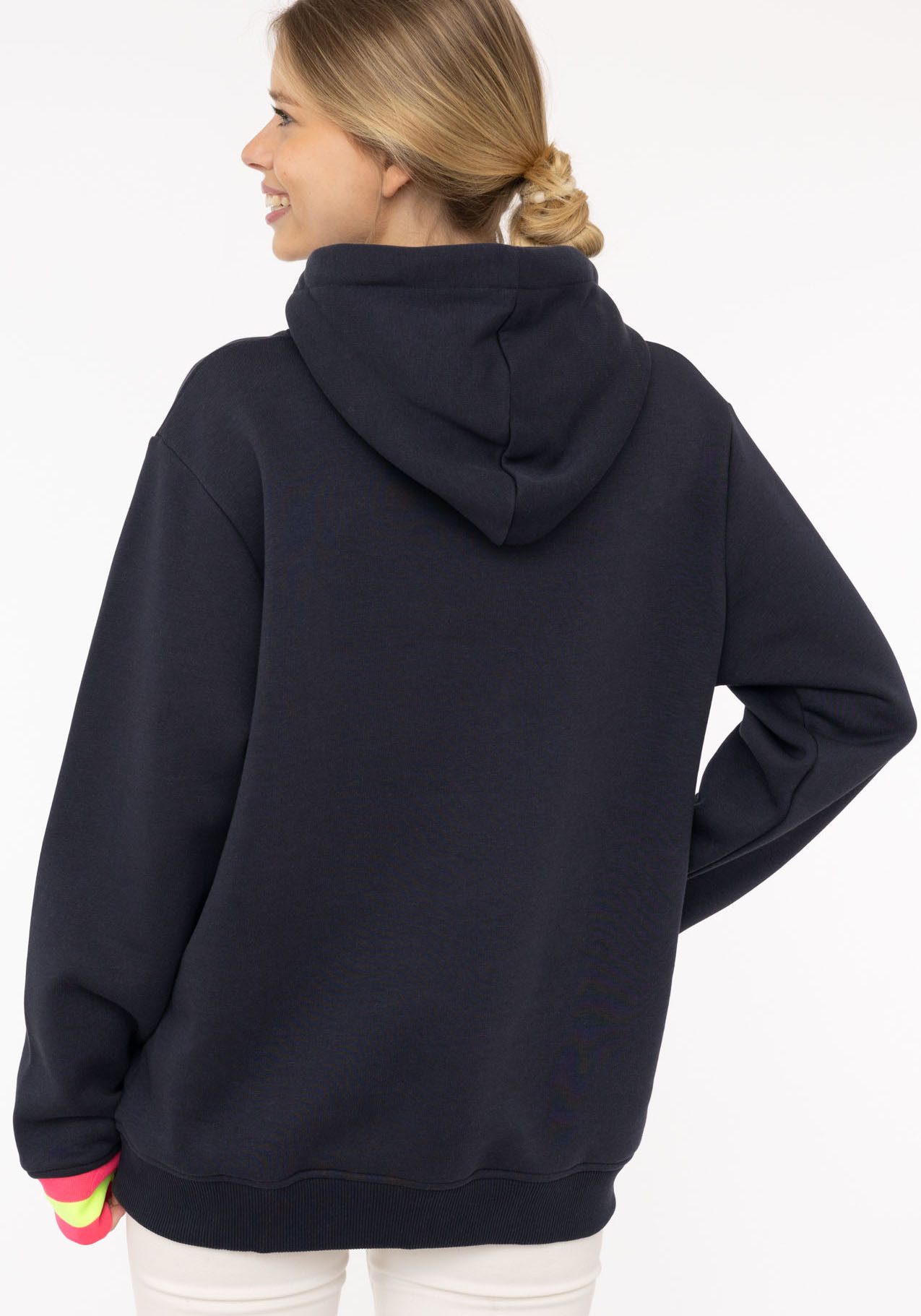 Zwillingsherz Hoodie "Smile More" miz fröhlicher günstig online kaufen