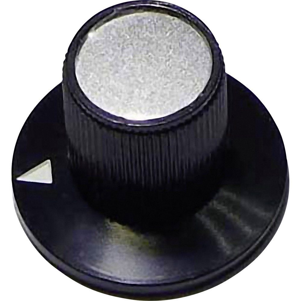 TRU COMPONENTS Schalter TRU COMPONENTS 23/12 Drehknopf Schwarz (x H) 23 mm x 17 mm 1 St. (23/12)