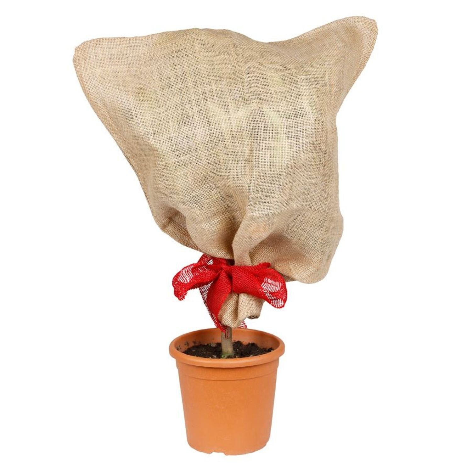 Grüner Jan Unkrautvlies Jutesack natur Pflanzen-Schutzsack Winterschutz Pflanzenschutz Frost