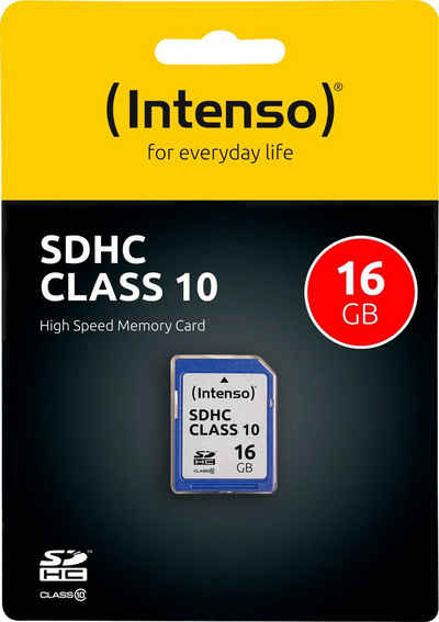 Intenso »SDHC Class 10« Speicherkarte (16 GB, Class 10)