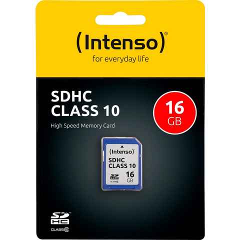 Intenso SDHC Class 10 Speicherkarte (16 GB, Class 10)