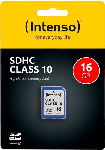Intenso »SDHC Class 10« Speicherkarte (16 GB C...