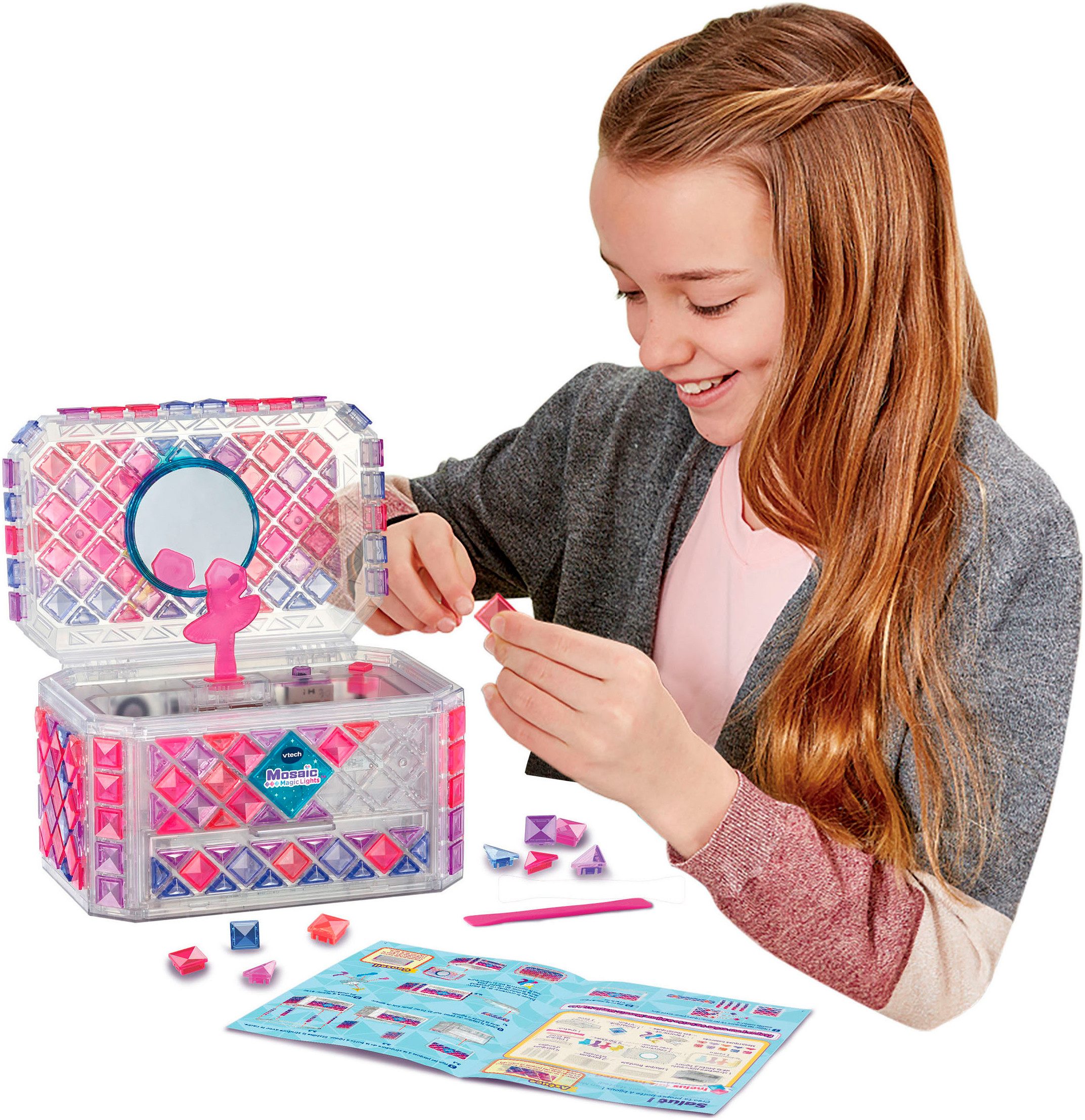 Vtech® Kreativset Mosaic Magic Lights - Schmuckkästchen