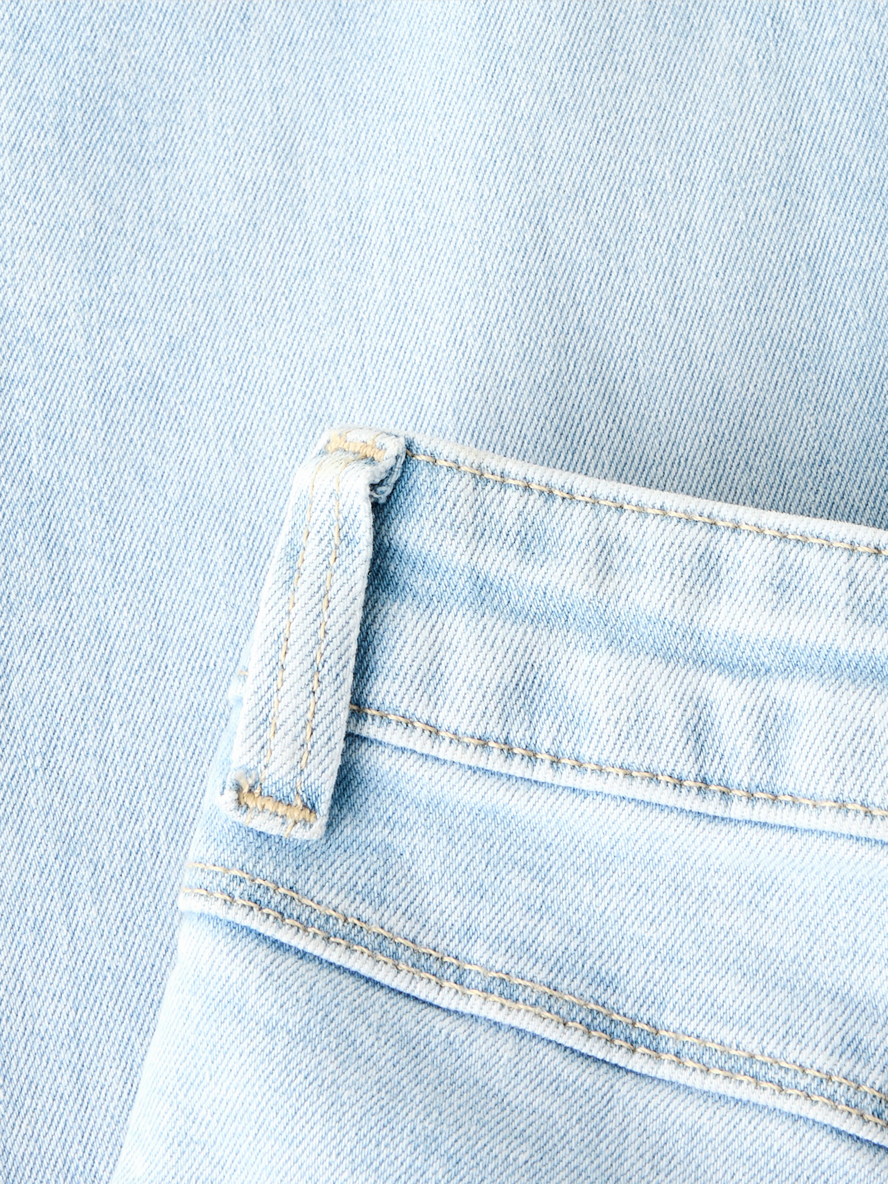 Name It Weite Jeans NKFPOLLY X-WIDE JEANS 3057-FR NOOS Baumwollmischung, Wide Fit an den Beinen, leichter Used Look