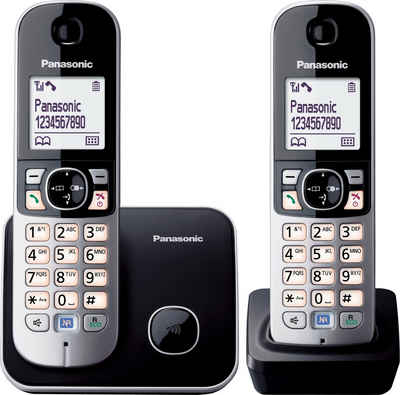 Panasonic »KX-TG6812GB« Schnurloses DECT-Telefon (mit Anrufer- und Wahlsperre)