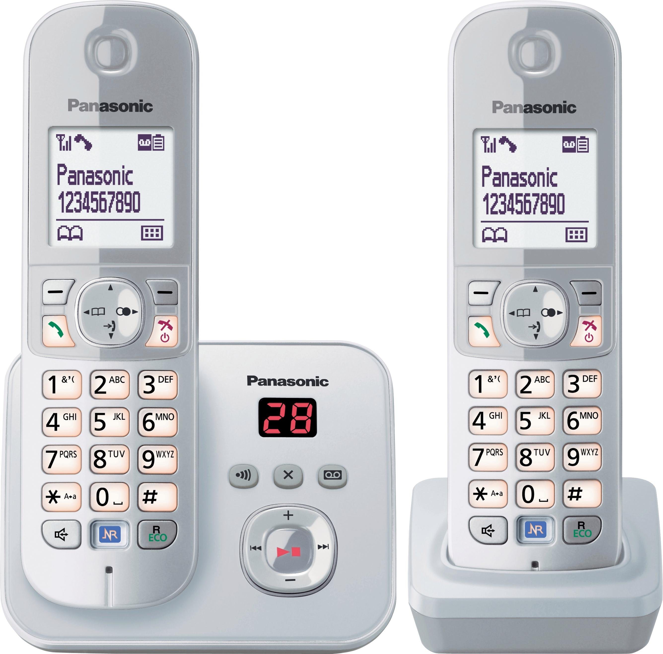 »KX-TG6822G DUO« Schnurloses DECT-Telefon (Mobilteile: 2) »KX-TG6822G DUO« Schnurloses DECT-Telefon (Mobilteile: 2)