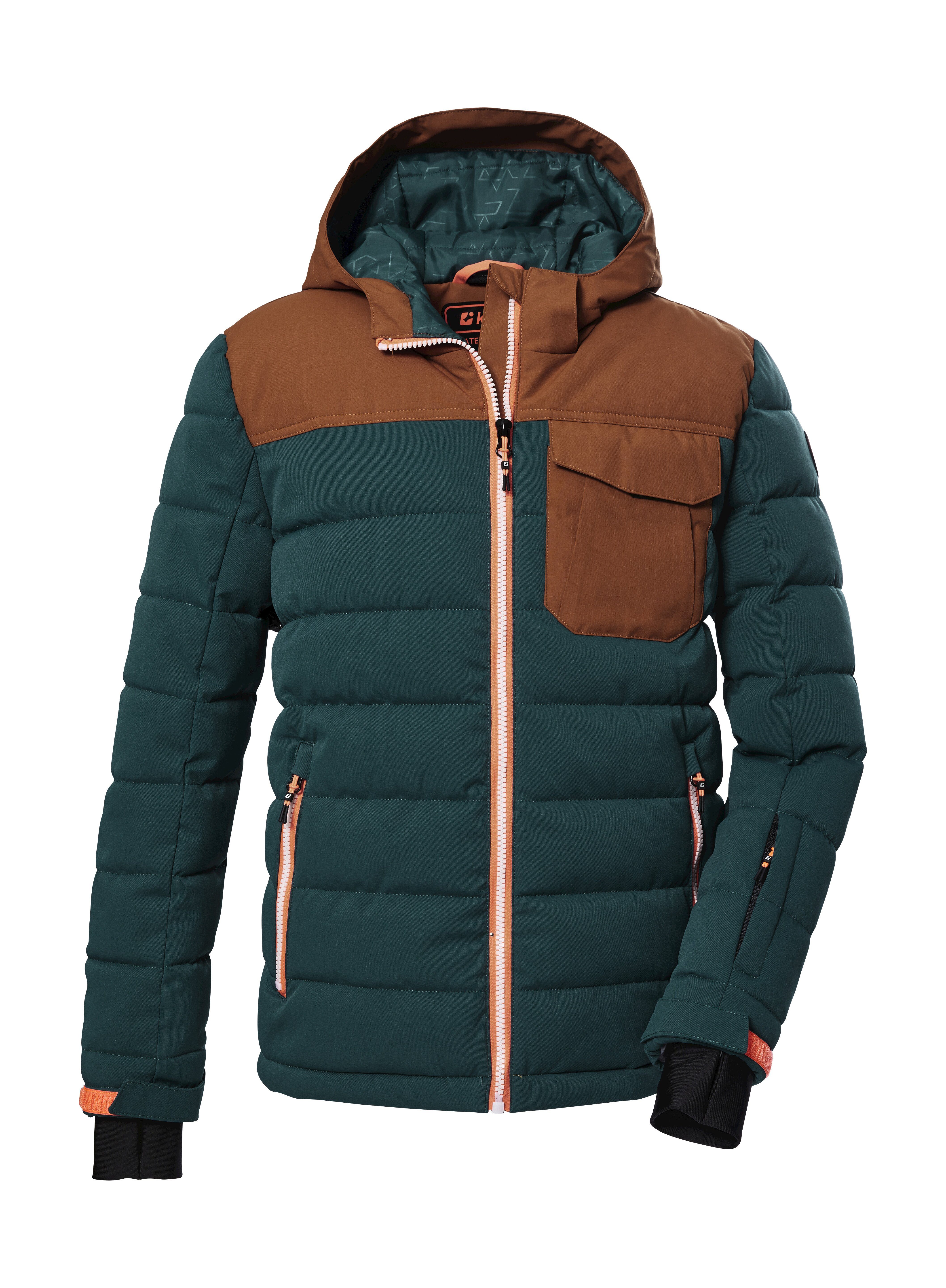 Killtec Skijacke KSW 123 BYS SKI QLTD JCKT, rutschfester Schneefang,  Mesh-Einsatz, diverse Taschen