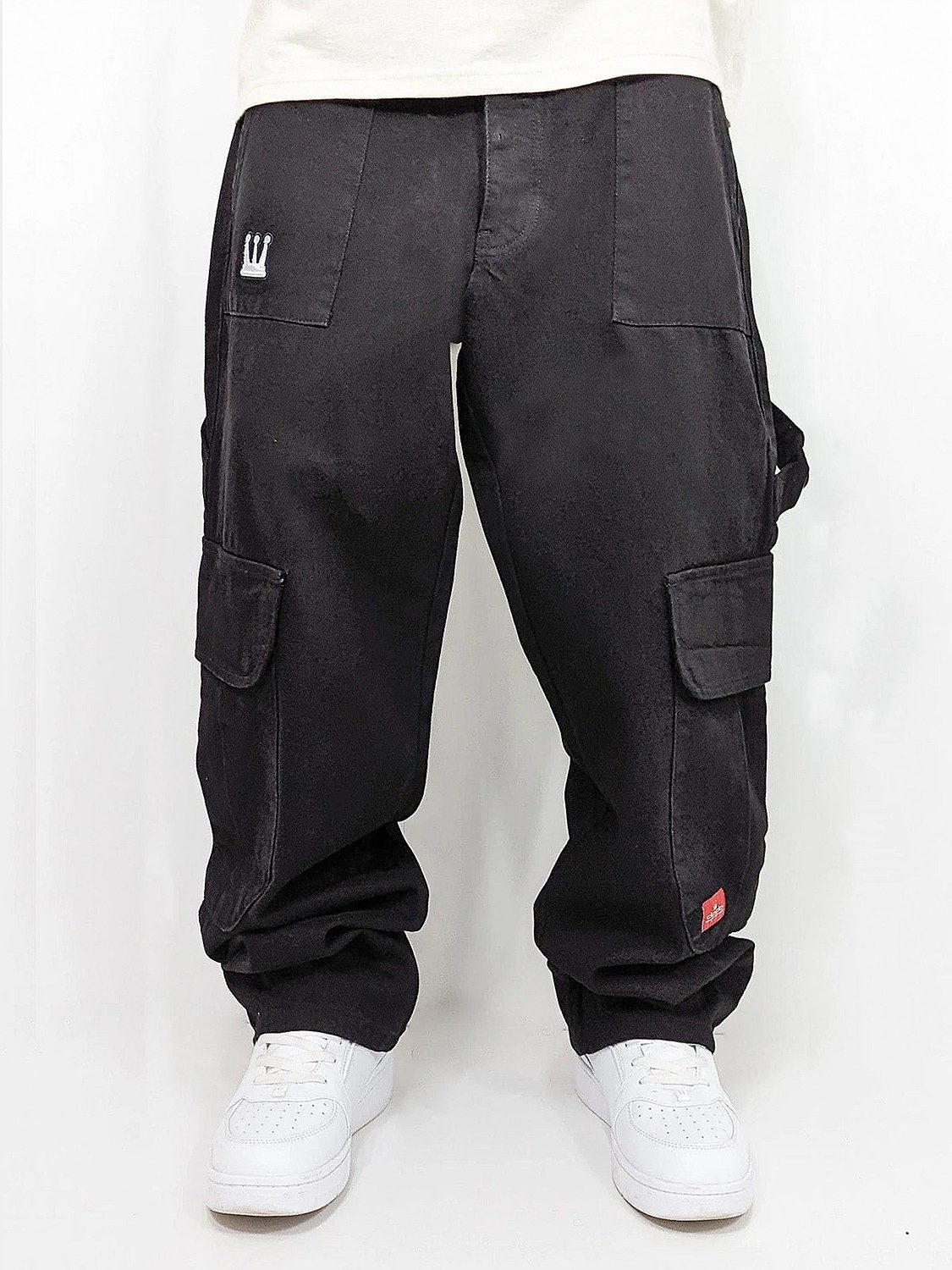DADA Supreme Regular-fit-Jeans Baggy Cargo Denim günstig online kaufen