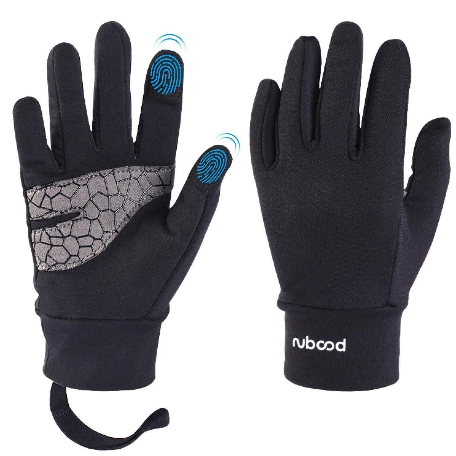LuxusKollektion Fahrradhandschuhe Kinder Fahrradhandschuhe Schwarz S (1-St)