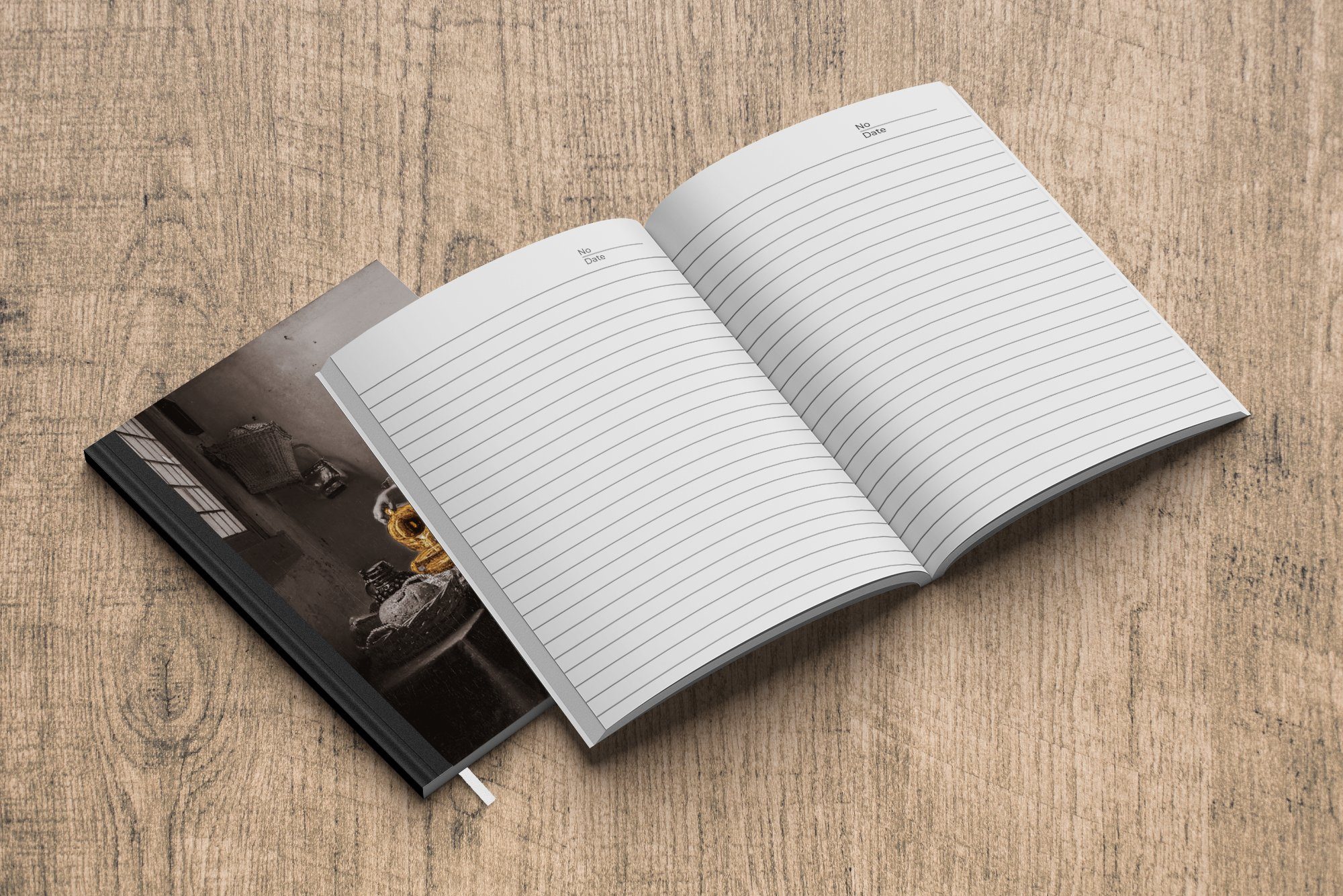 MuchoWow Notizbuch Das Milchmädchen Haushaltsbuch Journal, Tagebuch, Gold, 98 Seiten, A5, - Vermeer Notizheft, - Johannes Merkzettel
