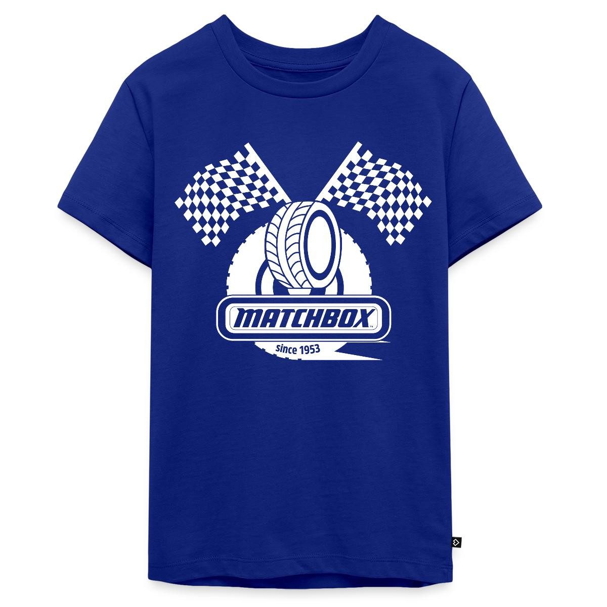 T-Shirt Matchbox™ 1953 Mit Zielflaggen Rennen Teenager Premium T-Shirt