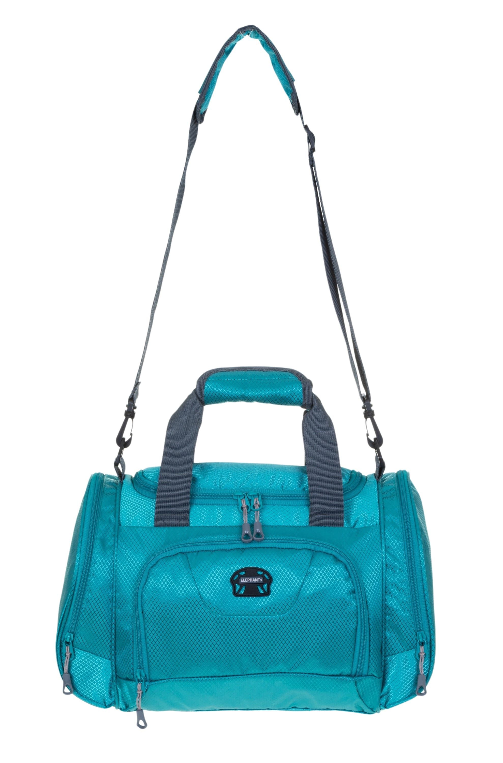 ELEPHANT Sporttasche klein Sport Tasche Reisetasche Trainer S-M 42 cm, 18 Liter Gym Fitness Bag Freizeittasche + Trinkflasche