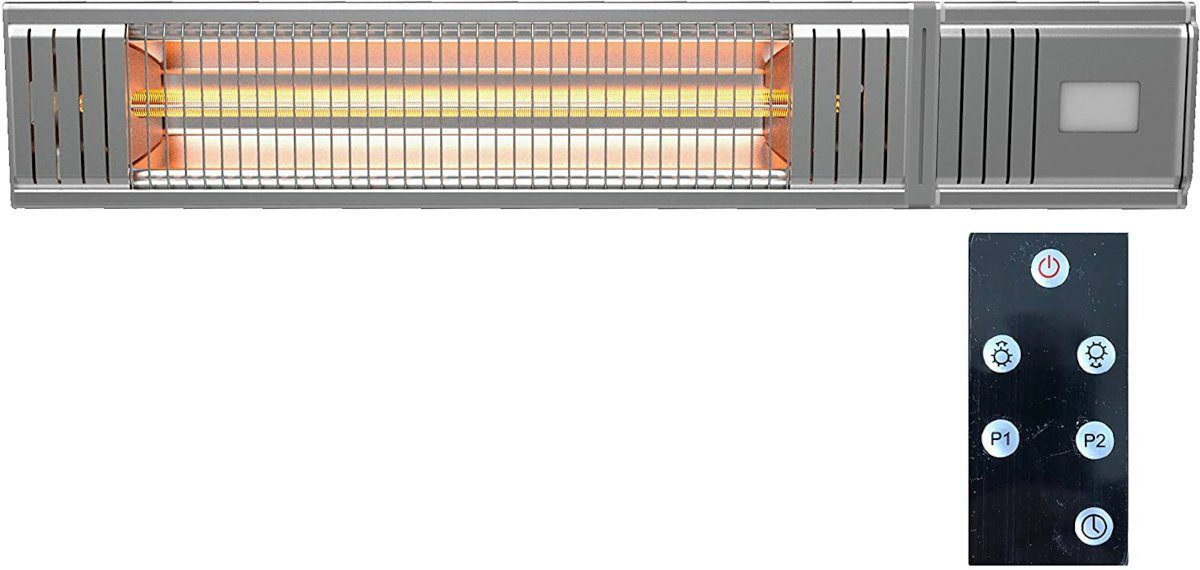 MILLARCO Heizstrahler 58628 Terrassenheizer mit Fernbedienung Wärmestrahler zur Wandmontage