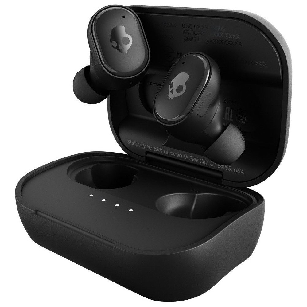 Skullcandy SkullCandy Grind True Wireless Kopfhörer für Musikliebhaber. wireless Kopfhörer (Skull-iQ-Technologie integriert, Bluetooth 5.0, Wasserbeständig für Outdoor-Nutzung)