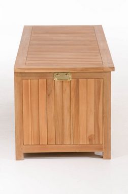 TPFGarden Auflagenbox Odin - Gartenbox aus hochwertigem wasserabweisendem Teakholz (Aufbewahrungsbox Garten - Gartentruhe Teakholz, Gartenbox mit 2 hochwertigen Gasliftdämpfer), Maße: Volumen 235 Liter - Außenmaße: (TxBxH): 60 x 120 x 62cm