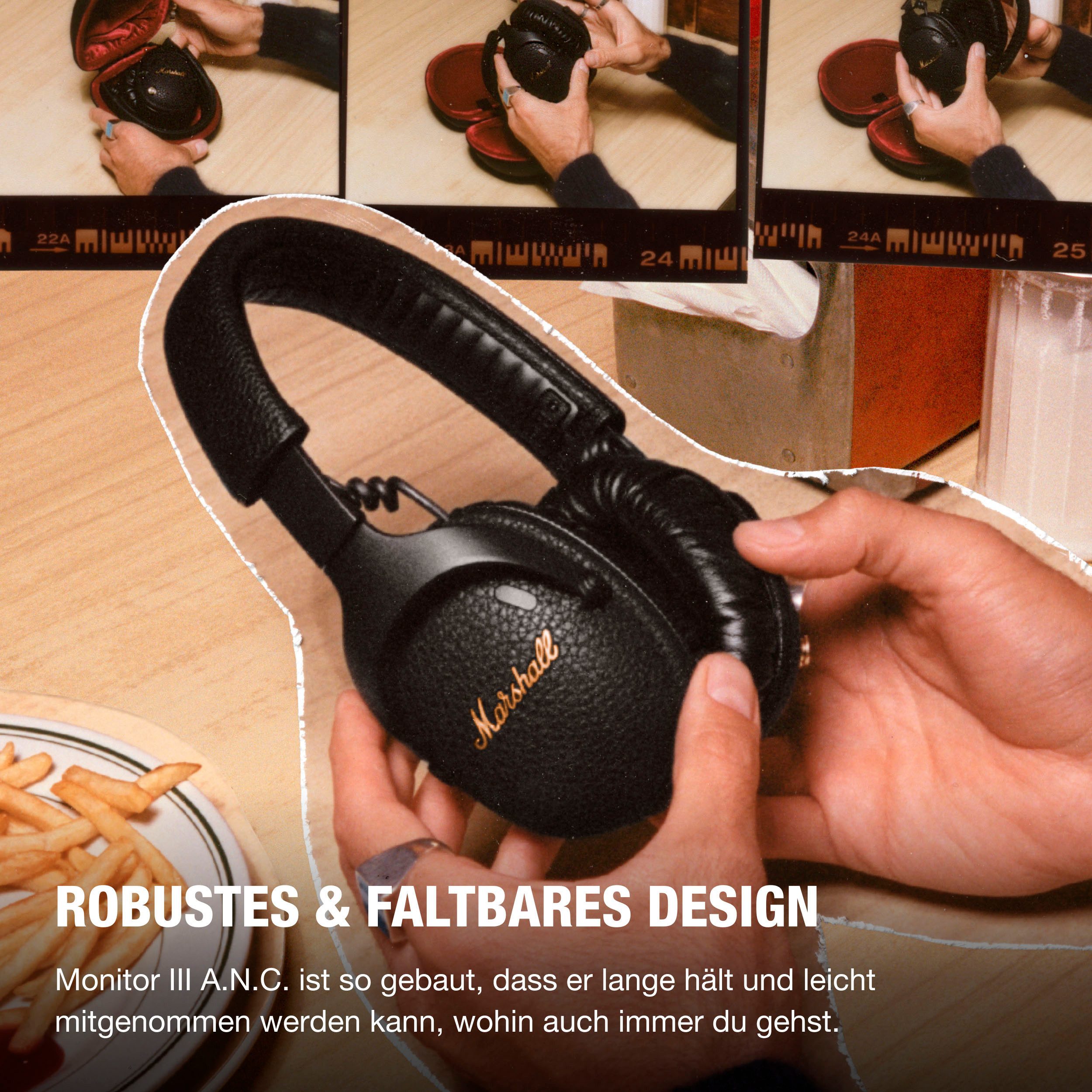 Marshall Monitor III A.N.C Bluetooth-Kopfhörer (Active Noise Cancelling (ANC), Bluetooth) – Bild 2 von 5