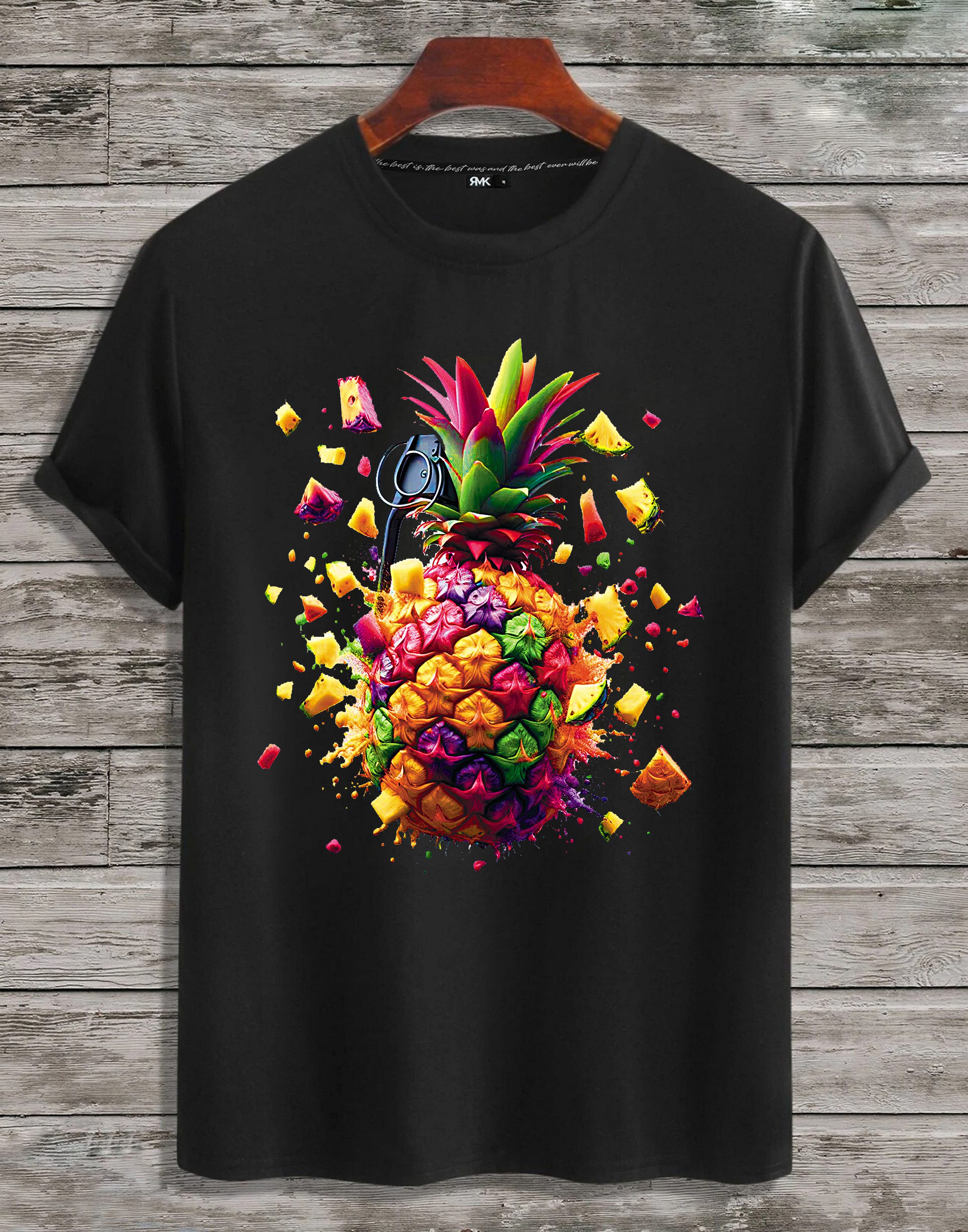 RMK T-Shirt Herren Shirt Basic Rundhals günstig online kaufen