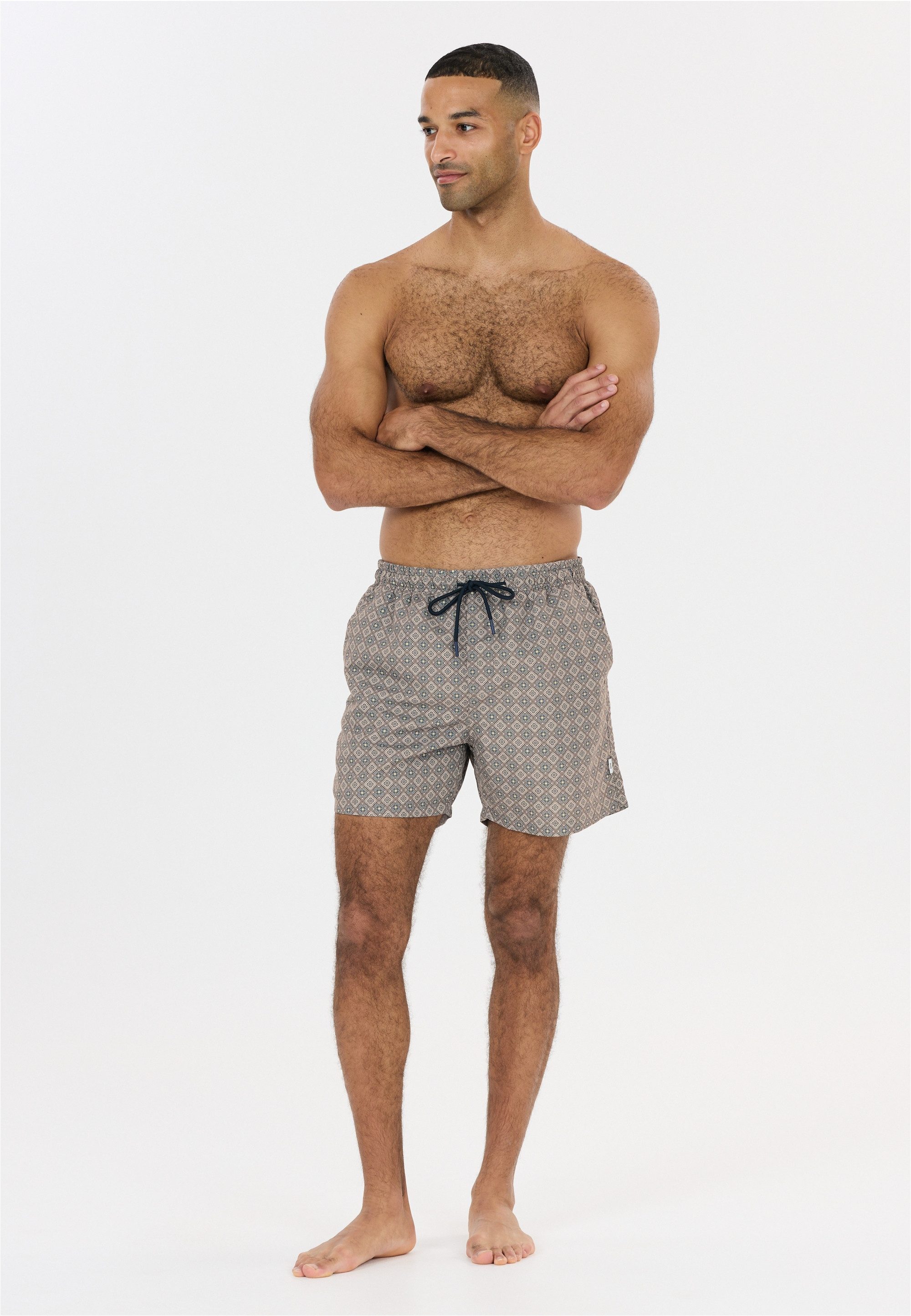 nou Badeshorts Justino (1-St) mit elastischem Bund und Kordelzug – Bild 3 von 5