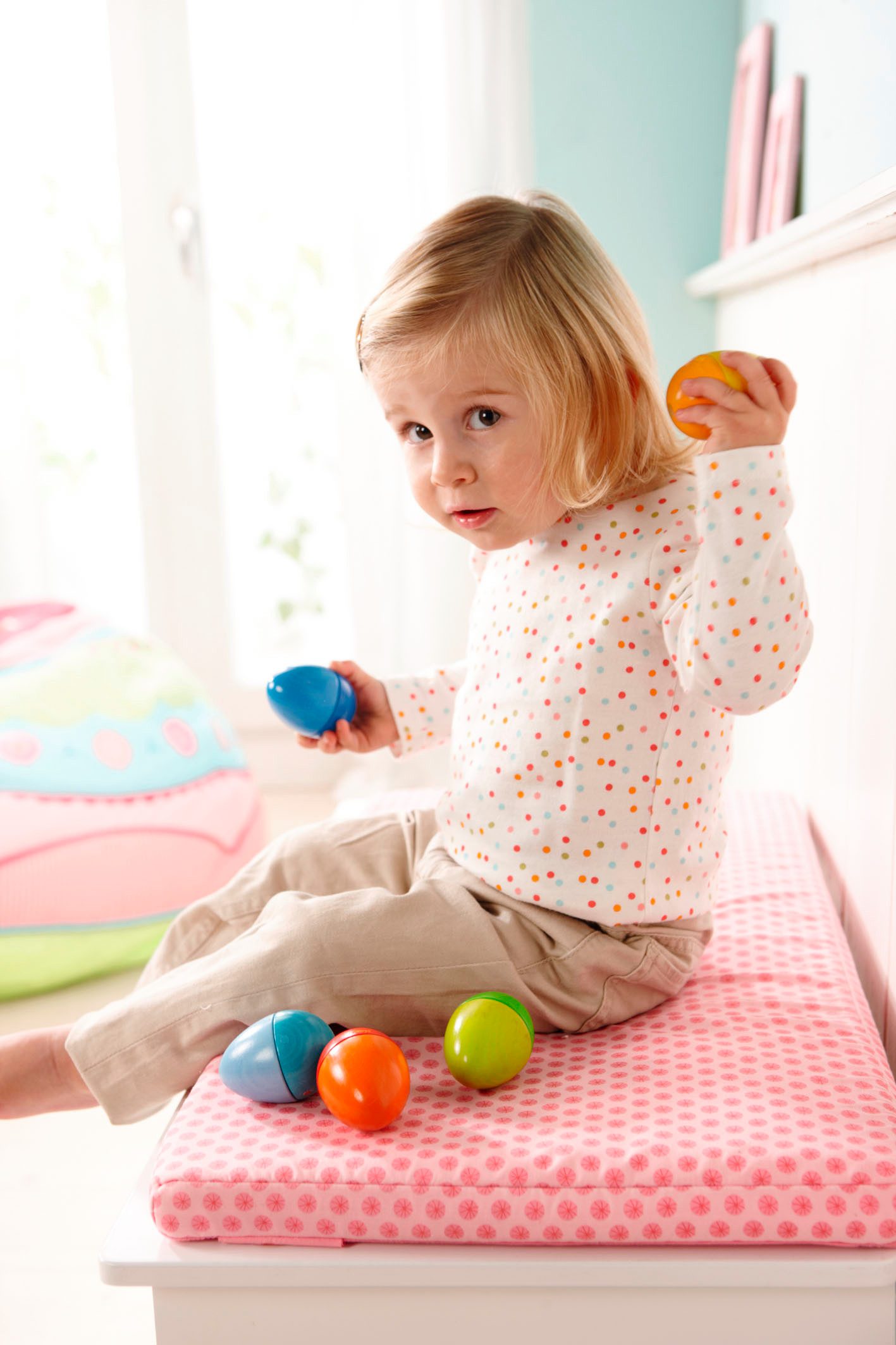 Haba Greifspielzeug Musikeier, Made in Germany günstig online kaufen