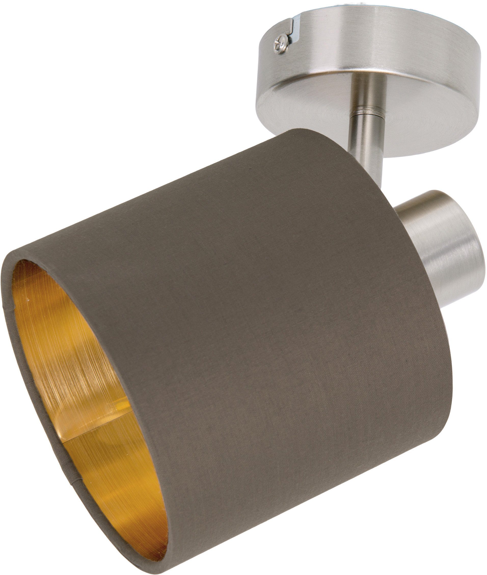 näve Wandleuchte Maron, ohne Leuchtmittel, E14 max. 40W, Leuchtmittel wechselbar, Material: Stahl, Textil