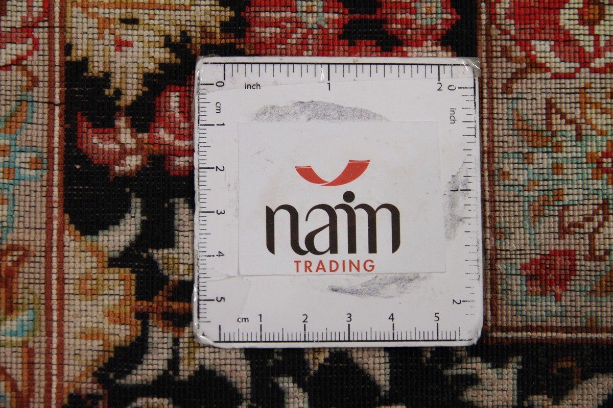 3 mm Handgeknüpfter Trading, Seide Perserteppich, Nain Höhe: Seidenteppich 100x150 / Orientteppich rechteckig, Ghom