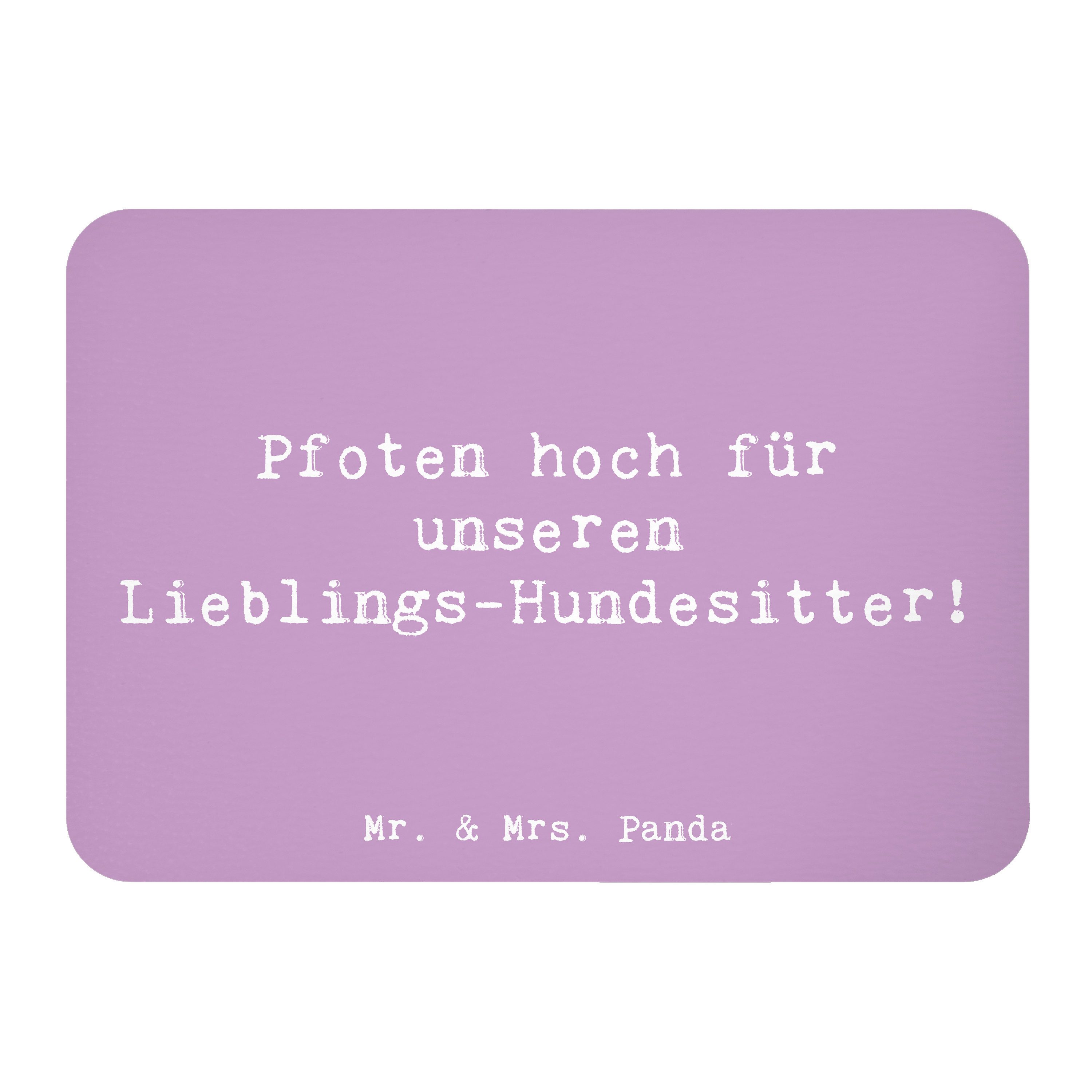 Magnet Spruch Lieblings-Hundesitter - Lavendeltraum - Geschenk, Dankeschön H