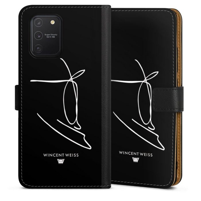DeinDesign Handyhülle Wincent Weiss Signatur Musik Autogramm Samsung Galaxy S10 Lite Hülle Handy Flip Case Wallet Cover