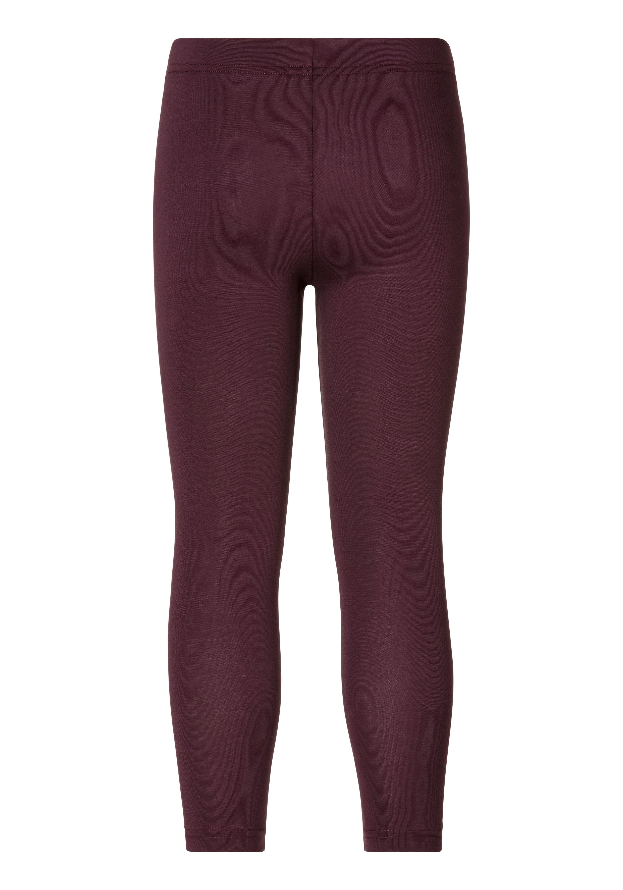 H.I.S Leggings (Packung, 2-tlg) pflaume Basic im Doppelpack rosa