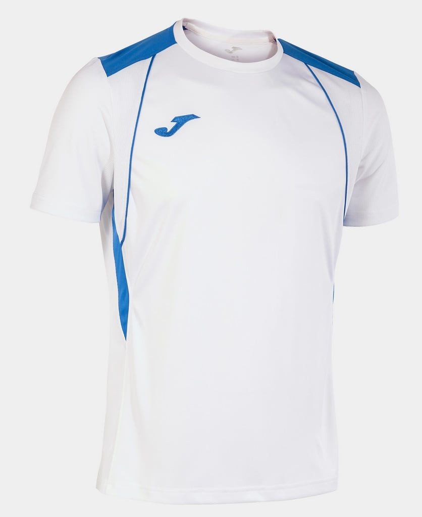 Joma T-Shirt Championship VII (leicht, atmungsaktiv) weiss/royalblau Herren