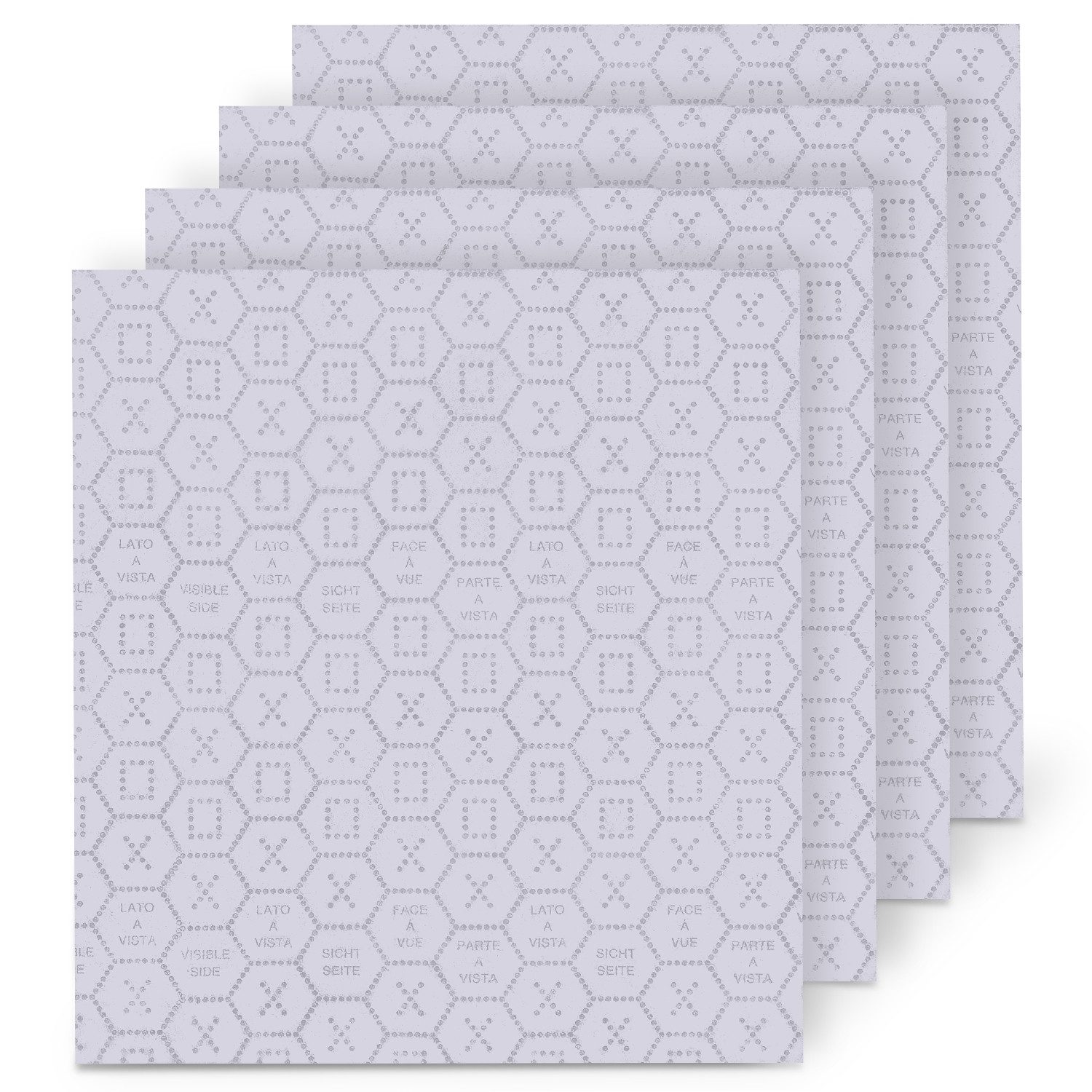 VIOKS Filtermatte Fettfiltermatte 570x470 mm universal, für Dunstabzugshaube, (4-St), Vliesfilter zuschneidbar mit Sättigungsanzeige