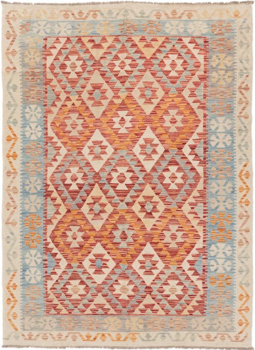 154x208 3 Orientteppich, Orientteppich Afghan Kelim rechteckig, Höhe: Handgewebter mm Nain Trading,