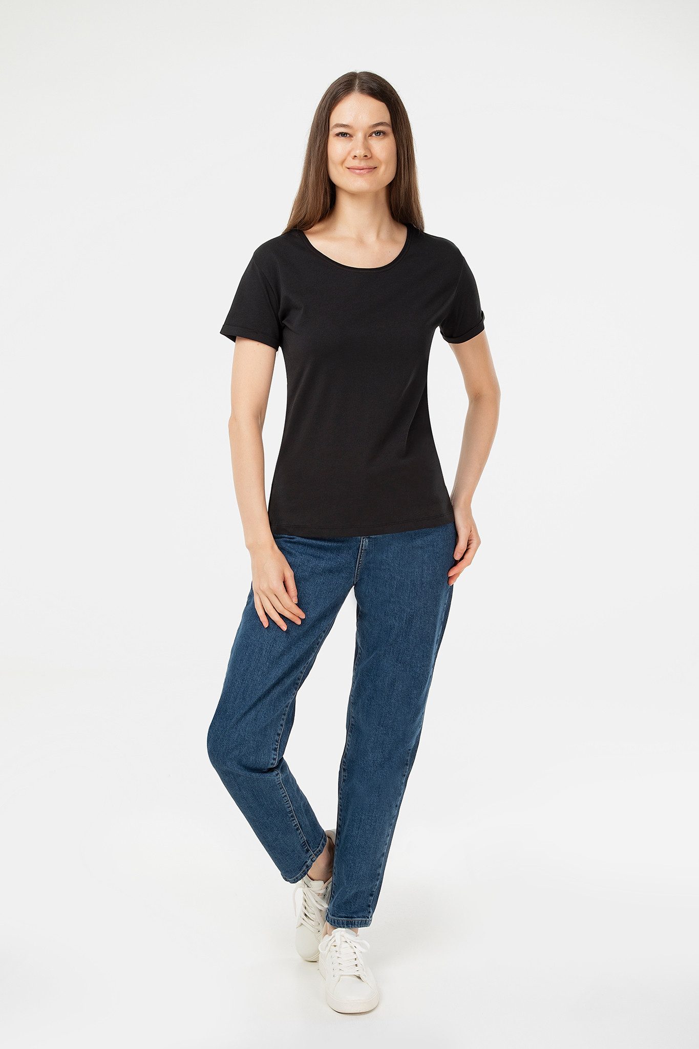 Evermind T-Shirt Damen T-Shirt aus Bio-Baumwolle – fair produziert & nachhaltig