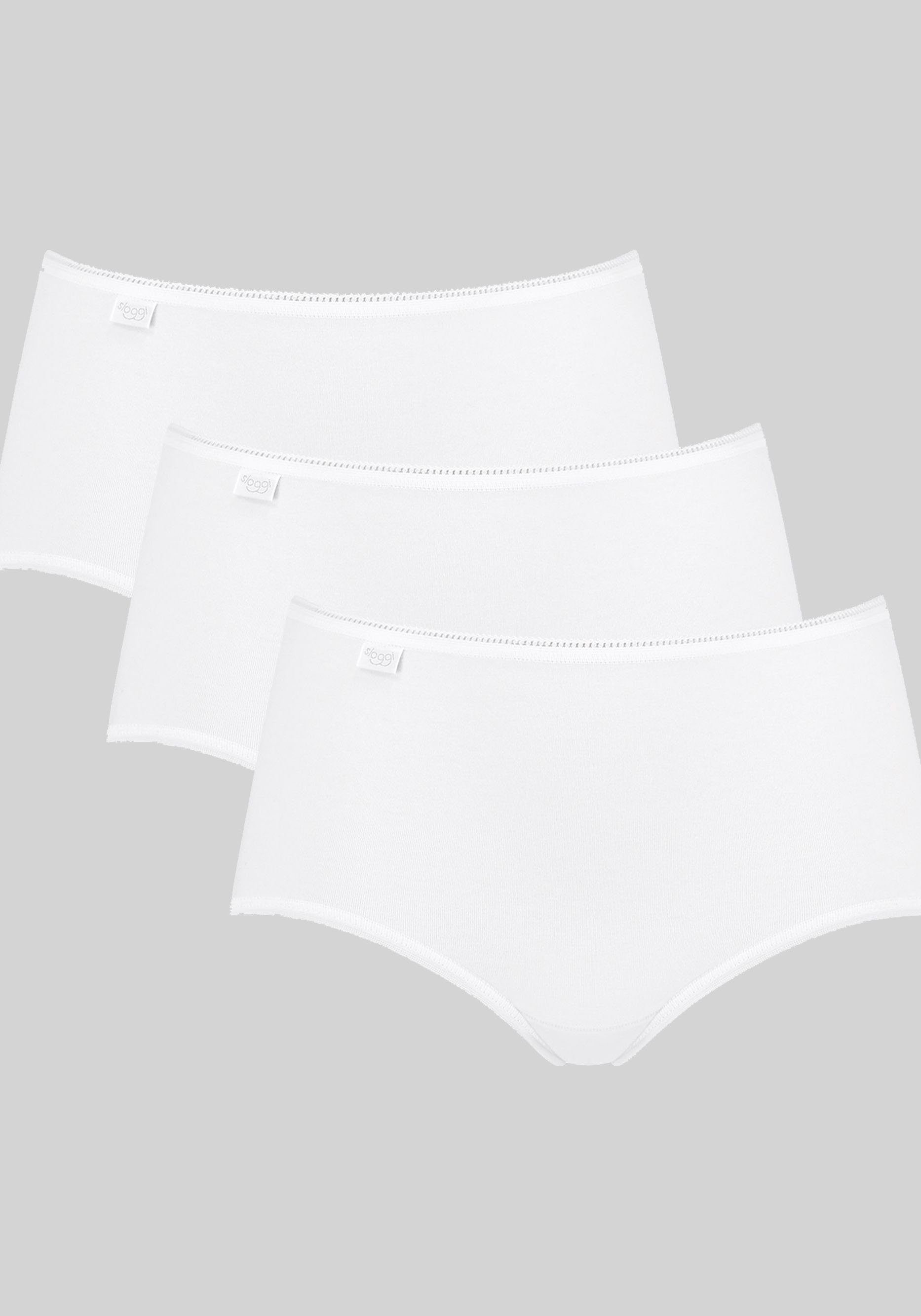 sloggi Midislip 24/7 Cotton (3er Pack) Spitze, blickdicht, weiche Baumwollm günstig online kaufen