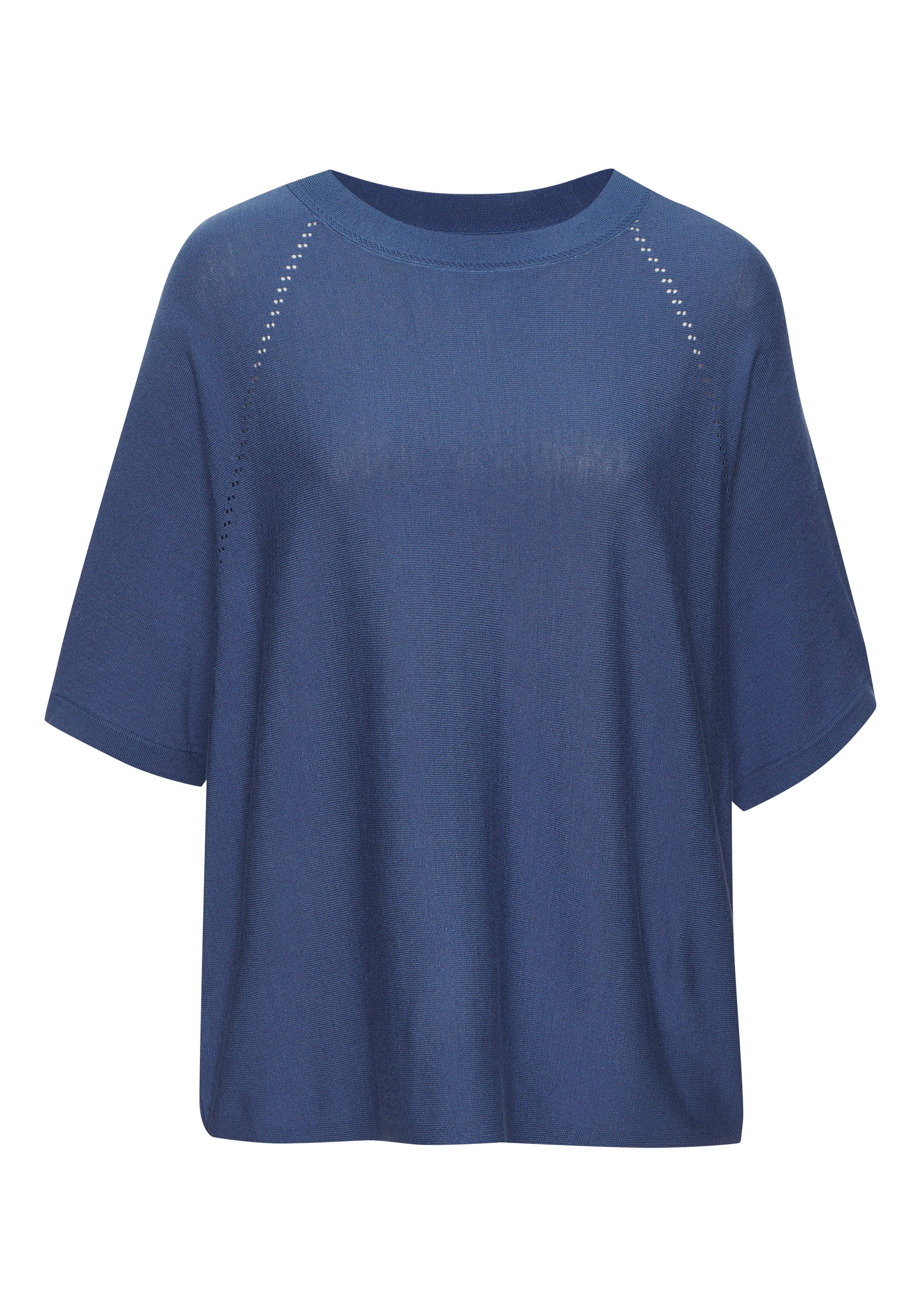 Vivance Kurzarmshirt mit Lochstrickmuster aus weichem Viskose-Strick günstig online kaufen