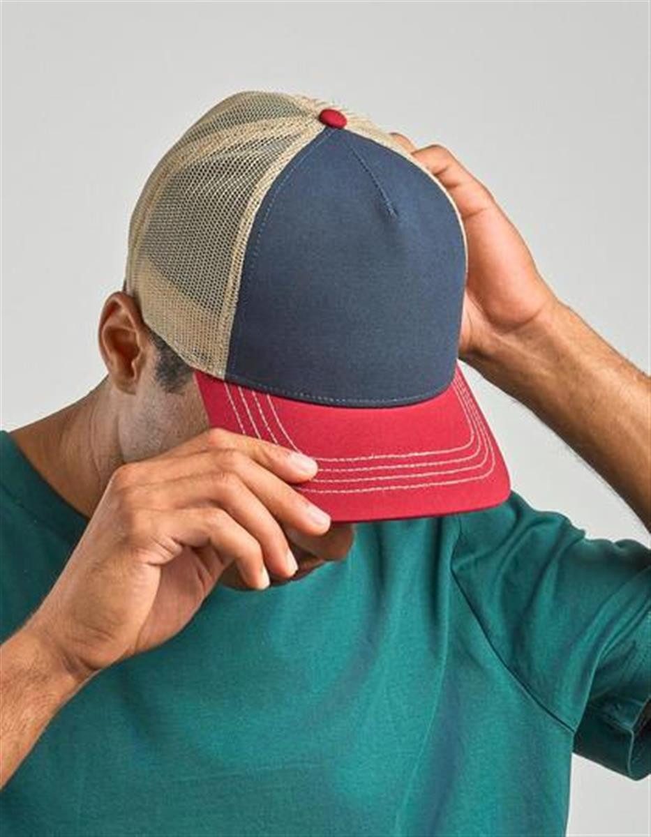 Atlantis Baseball Cap Rapper Canvas Cap, 5-Panel-Mesh-Cap