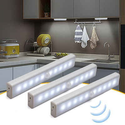 Neu 3x LED Unterbauleuchte Küche Vitrinenbeleuchtung LED Schrankleuchten DHL 