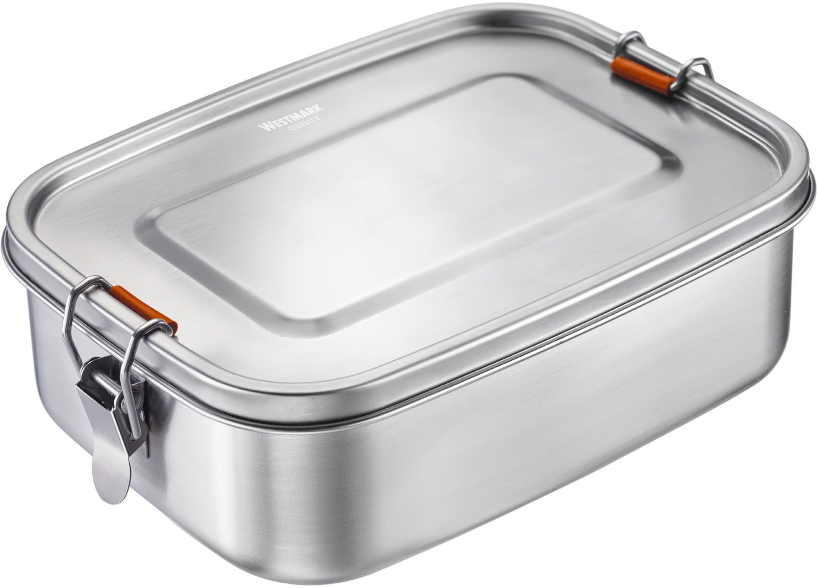 WESTMARK Lunchbox Lunchbox »Viva Maxi«, 1500 ml, Edelstahl 18/8, Silikon, (1-tlg), mit Silikon-Dichtungsring, einsetzbare Trennwand, rostfreier Edelstahl
