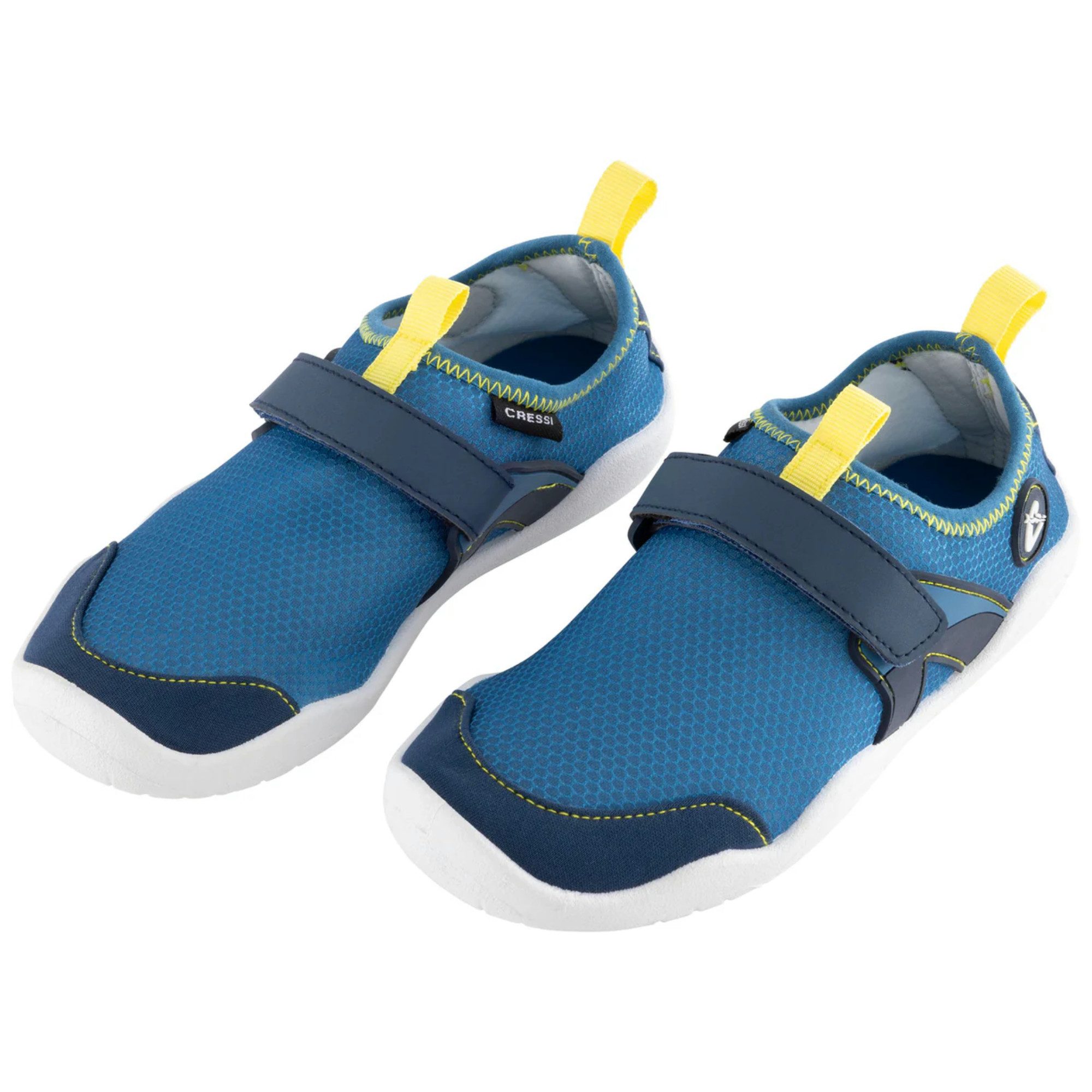 Cressi Lunar Aqua Shoes - Kinder Wasserschuhe - Blue/Lime Badeschuh