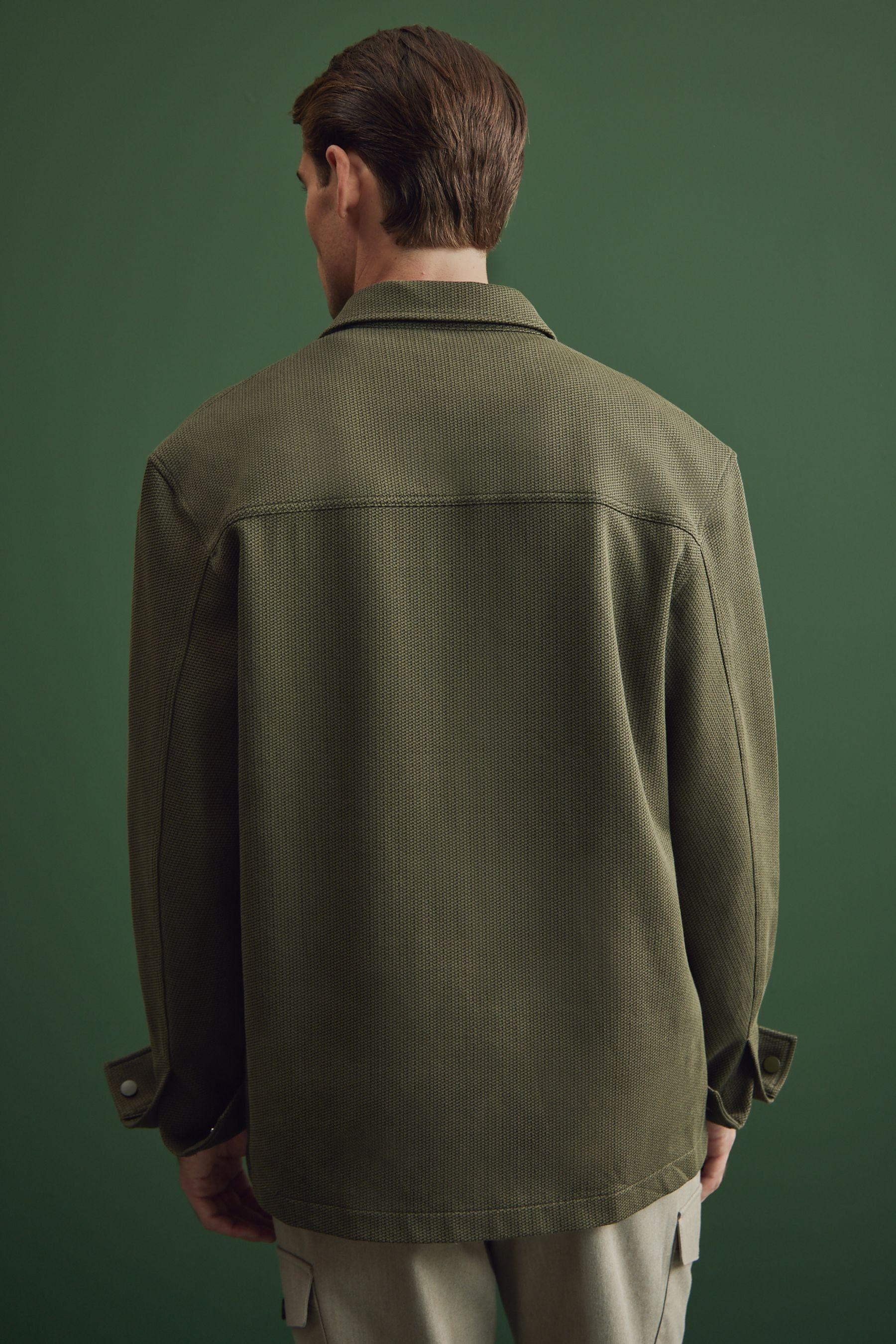 Next Hemdjacke Hemdjacke aus Jersey (1-St) günstig online kaufen