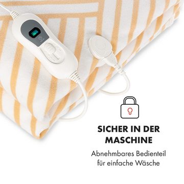 Klarstein Heizdecke Dr Watson XXL, Wärmedecke elektrische Heizdecke Abschaltautomatik beheizbare Decke