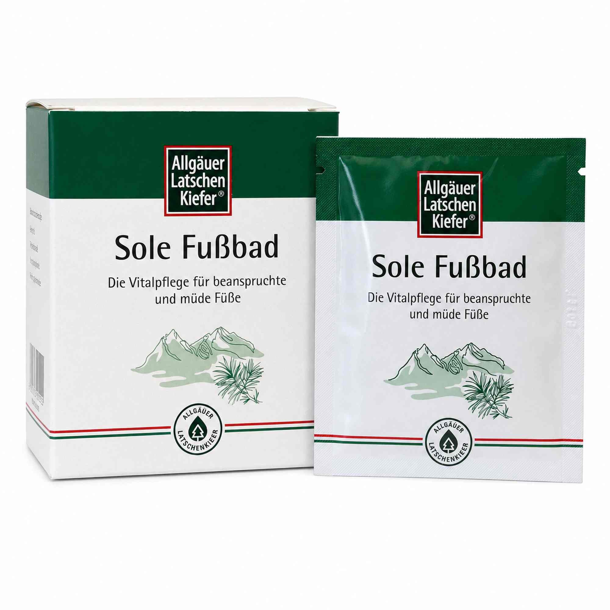 Dr. Theiss Naturwaren GmbH Fußbad ALLGÄUER LATSCHENK. Sole Fußbad 10X10g